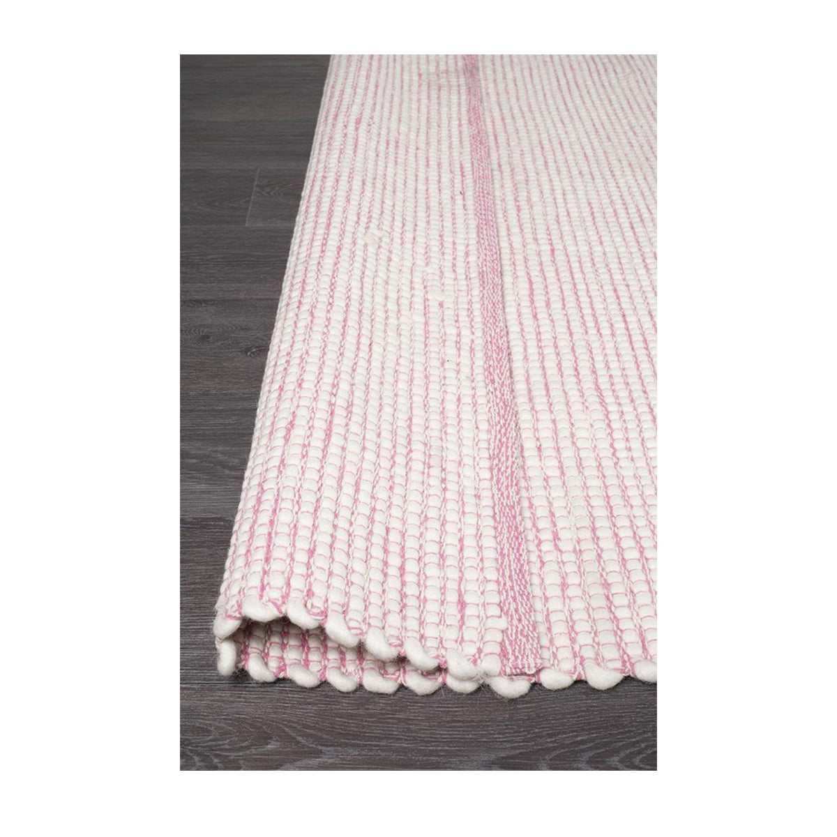 Soft Pink Loft Rug - Modern Boho Area Rug for Living Room, Bedroom & Dorm - Non-Slip Shaggy Carpet - Washable & Durable Home Decor