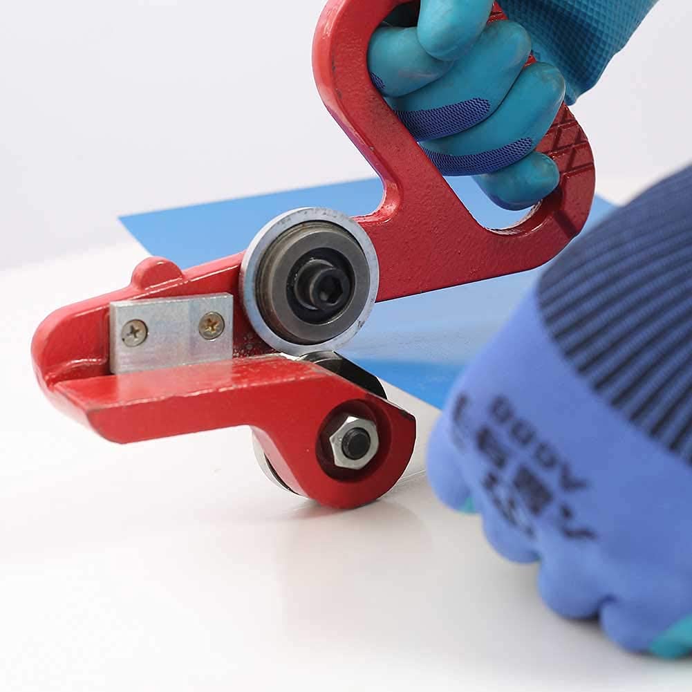 Heavy Duty Hand Pull Metal Cutter - Labor Saving Sheet Metal Shear Tool | Portable Manual Metal Plate Cutter for 20GA & Below | No Electricity Needed | Perfect for DIY Projects, HVAC Work & Metal Fabrication