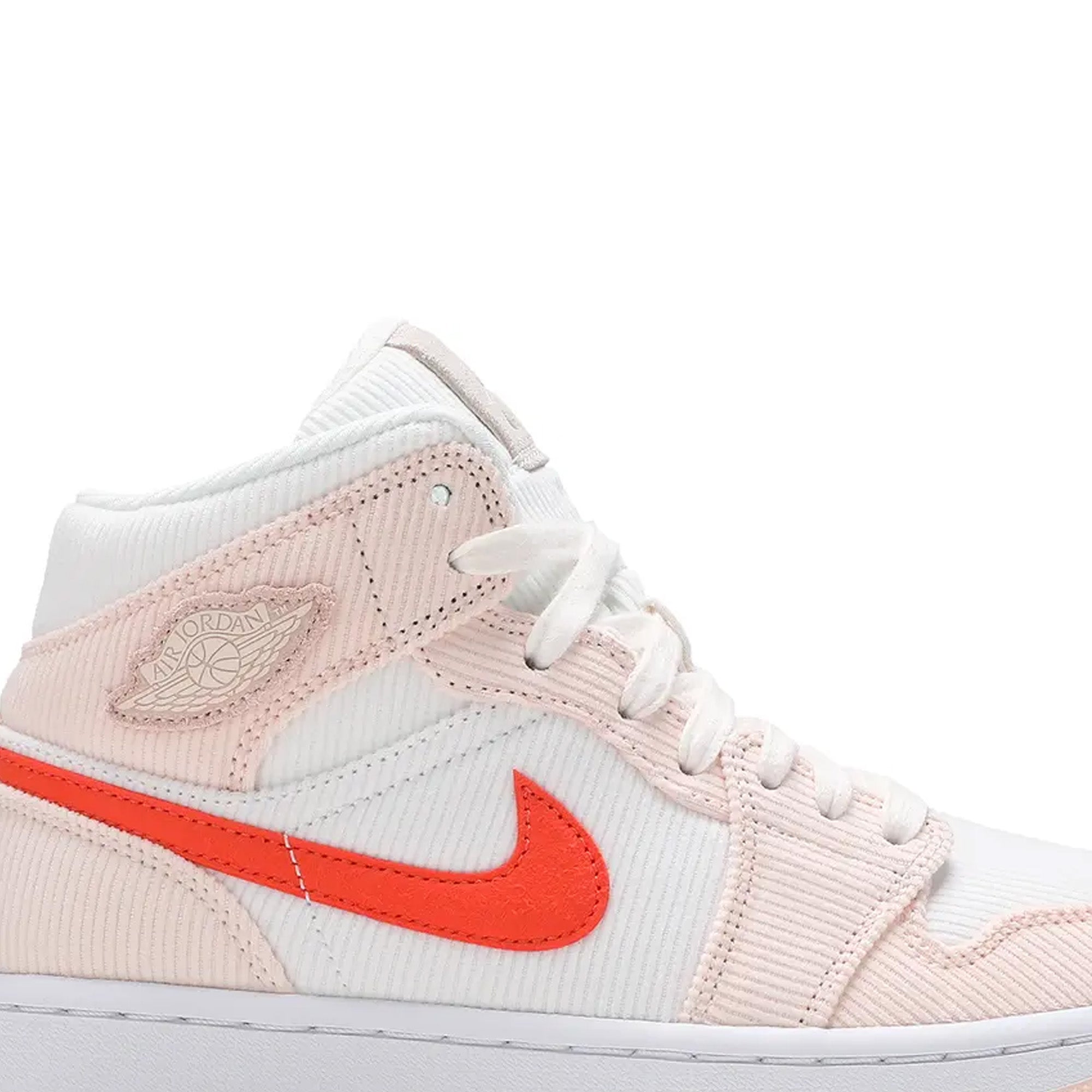 Air Jordan 1 Mid 'Corduroy Suede' Women's Sneakers - Comfortable Retro Basketball Shoes for Casual Wear & Street Fashion