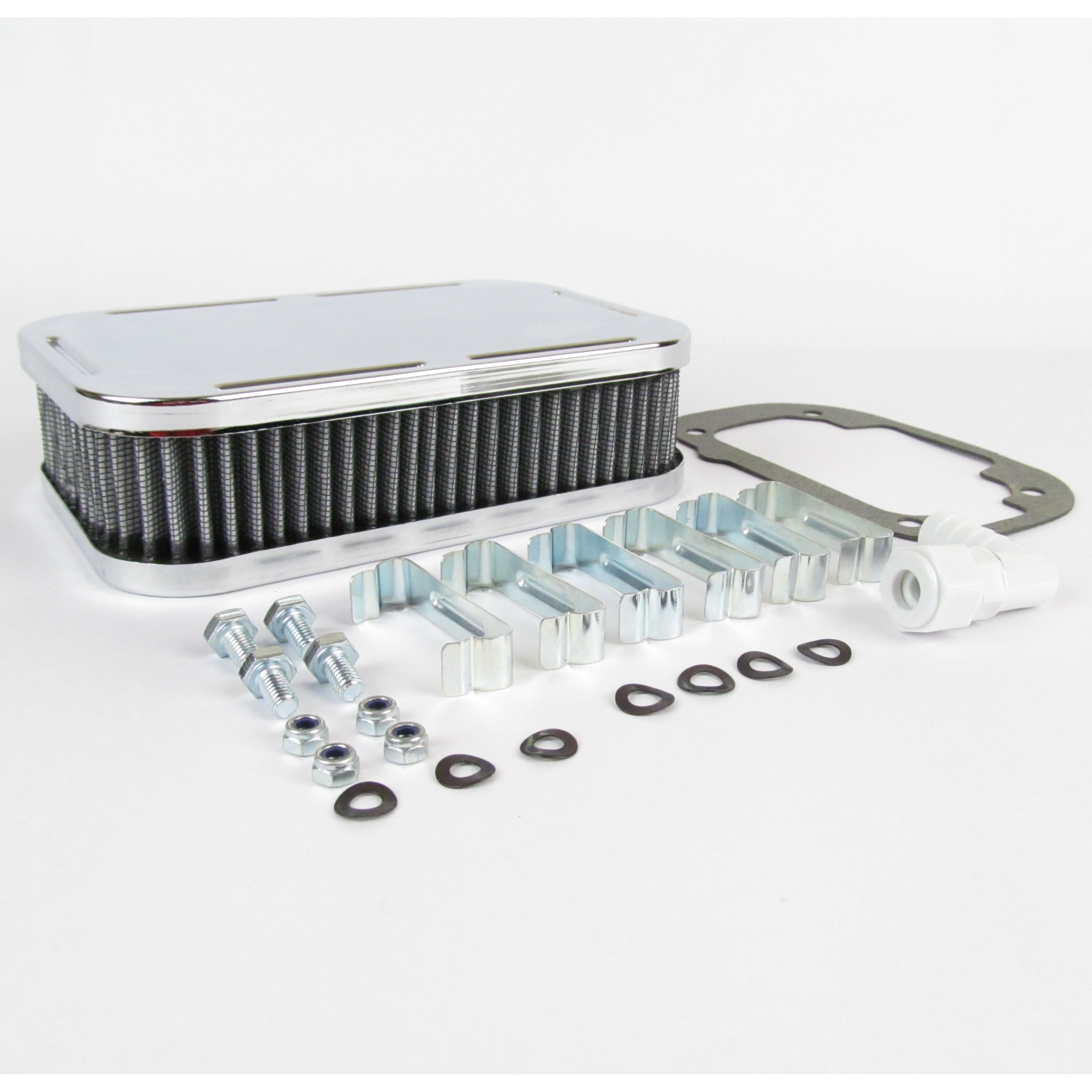 Weber DGAV/S Chrome Air Filter - High Performance Replacement Air Filter for Weber Carburetors | Perfect for Classic Cars, Hot Rods & Automotive Restoration Projects