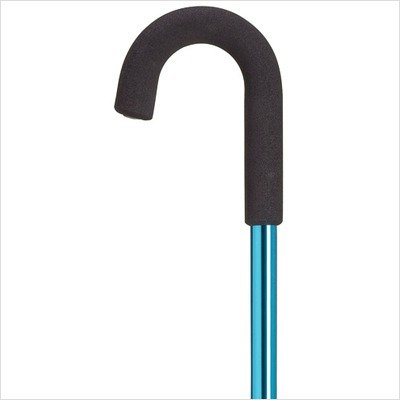Premium Men's Crook Handle Walking Cane - Lightweight & Durable Mobility Aid in Classic Blue | Ideal for Elderly Support, Injury Recovery & Daily Stability Assistance