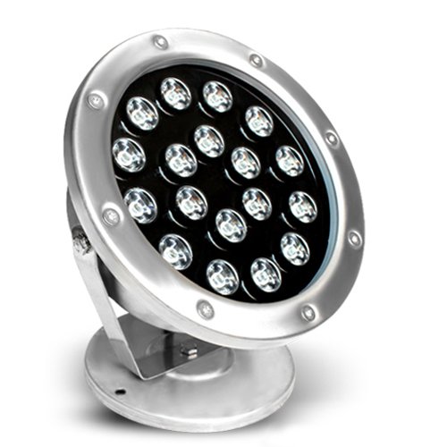 18W LED Spot Light Fixture - Outdoor Waterproof IP68 Underwater Flood Lamp for Pool, Garden, Pathway & Landscape Lighting