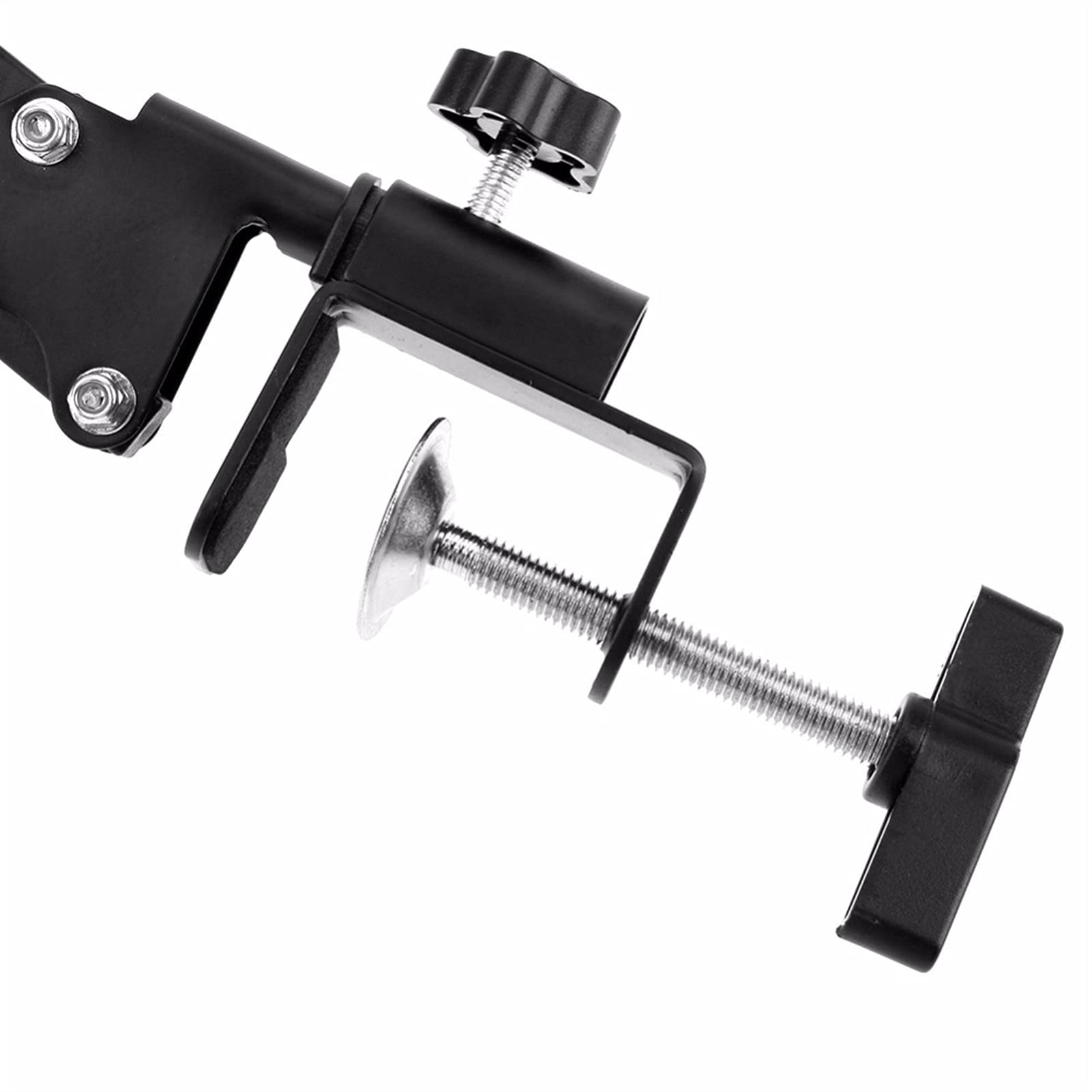Premium Adjustable Metal Microphone Stand - Heavy Duty 2KG Load Capacity for Live Radio, Recording & Phone - Foldable Desk Stand Holder for Podcasting, Streaming & Studio Use