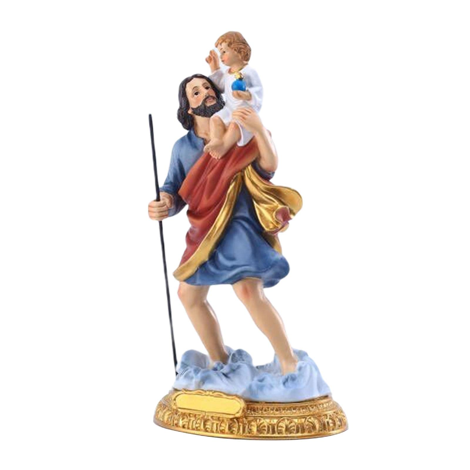 Tachiuwa Resin Child Statue - Religious Home Decor Sculpture for Bedroom, Desktop, Altar | Perfect Gift for Baptism, Christening & Spiritual Spaces
