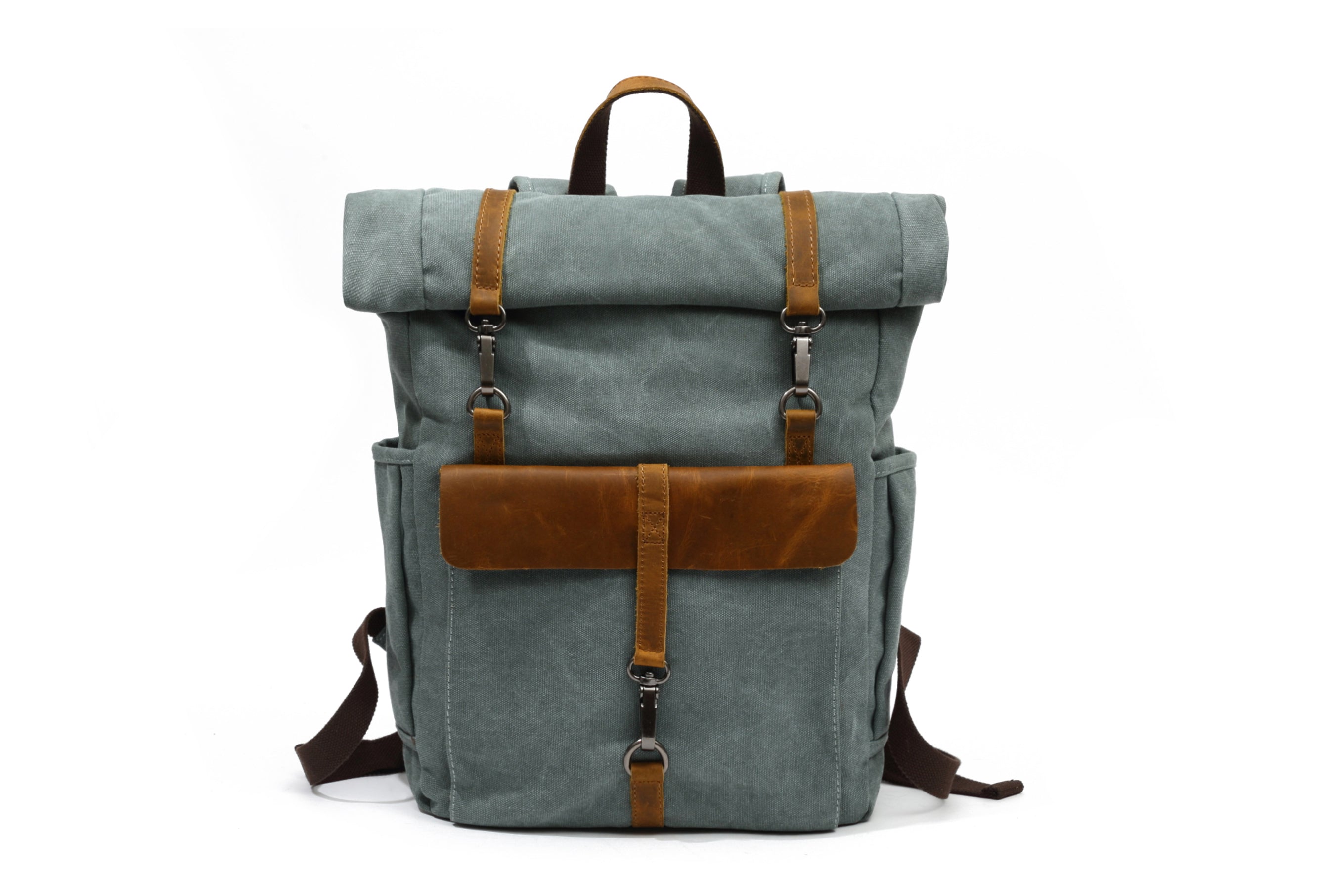 Clayton Canvas Backpack - Durable & Stylish Laptop Backpack for Men & Women - Perfect for School, Work, Travel & Outdoor Adventures