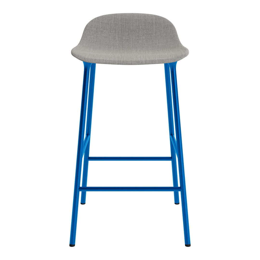 Modern Form Counter Stool with Sturdy Metal Legs & Comfortable Upholstered Seat - Perfect for Kitchen Islands, Breakfast Bars & Home Decor