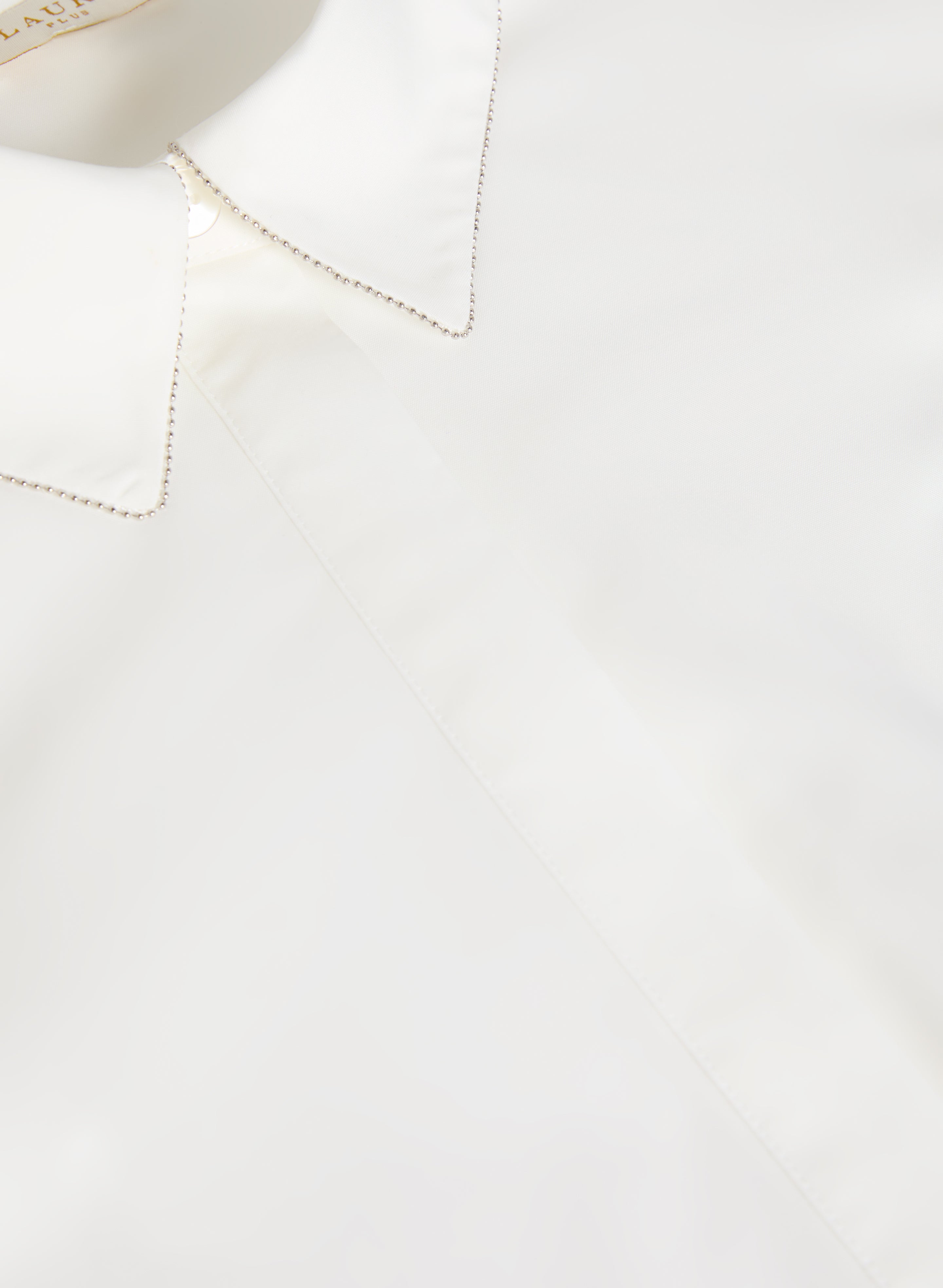 Embellished Collar Blouse for Women - Elegant Ruffled Neckline Tops - Perfect for Office Wear, Date Night & Special Occasions