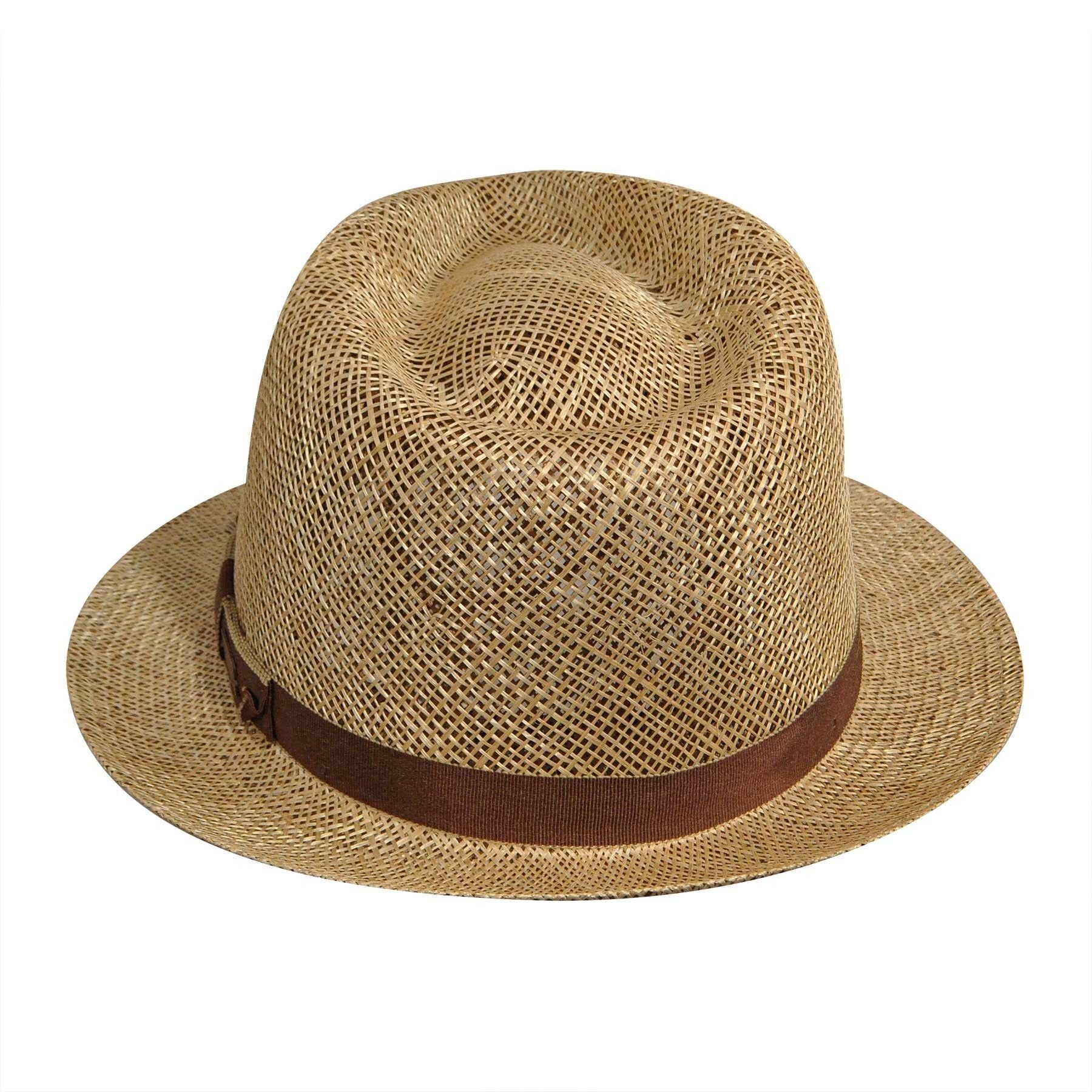Bailey of Hollywood Angstrom Straw Fedora Hat for Women - Summer Sun Hat with Wide Brim for Beach, Garden, and Outdoor Activities