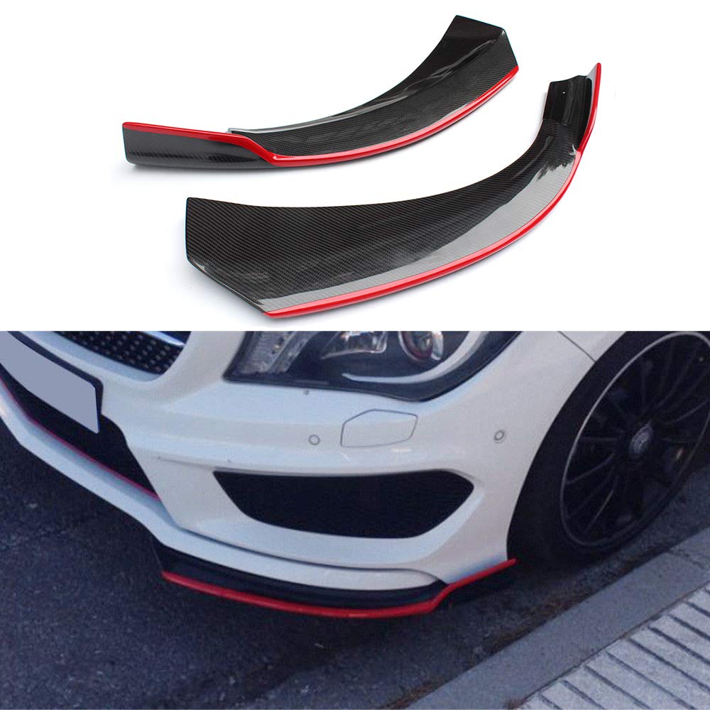 Carbon Fiber Front Bumper Splitter for Mercedes CLA W117 (2019-2023) - Compatible with CLA260, CLA250, CLA45 AMG Models - Aggressive Style & Enhanced Aerodynamics - Perfect for Racing & Street Performance Upgrades