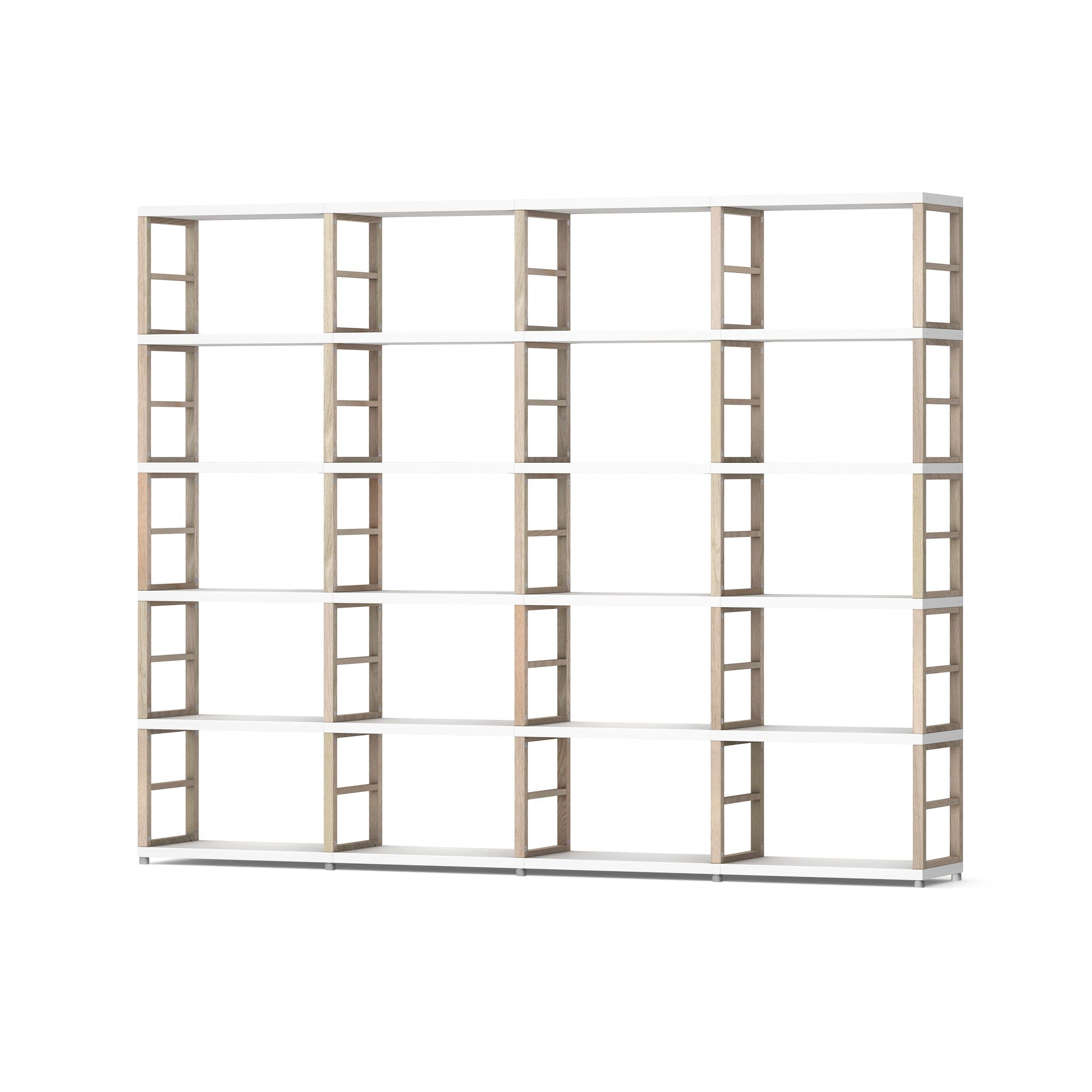 MAXX Modern 4x5 Shelving Unit - Sturdy Storage Shelf for Living Room, Bedroom, or Office Organization