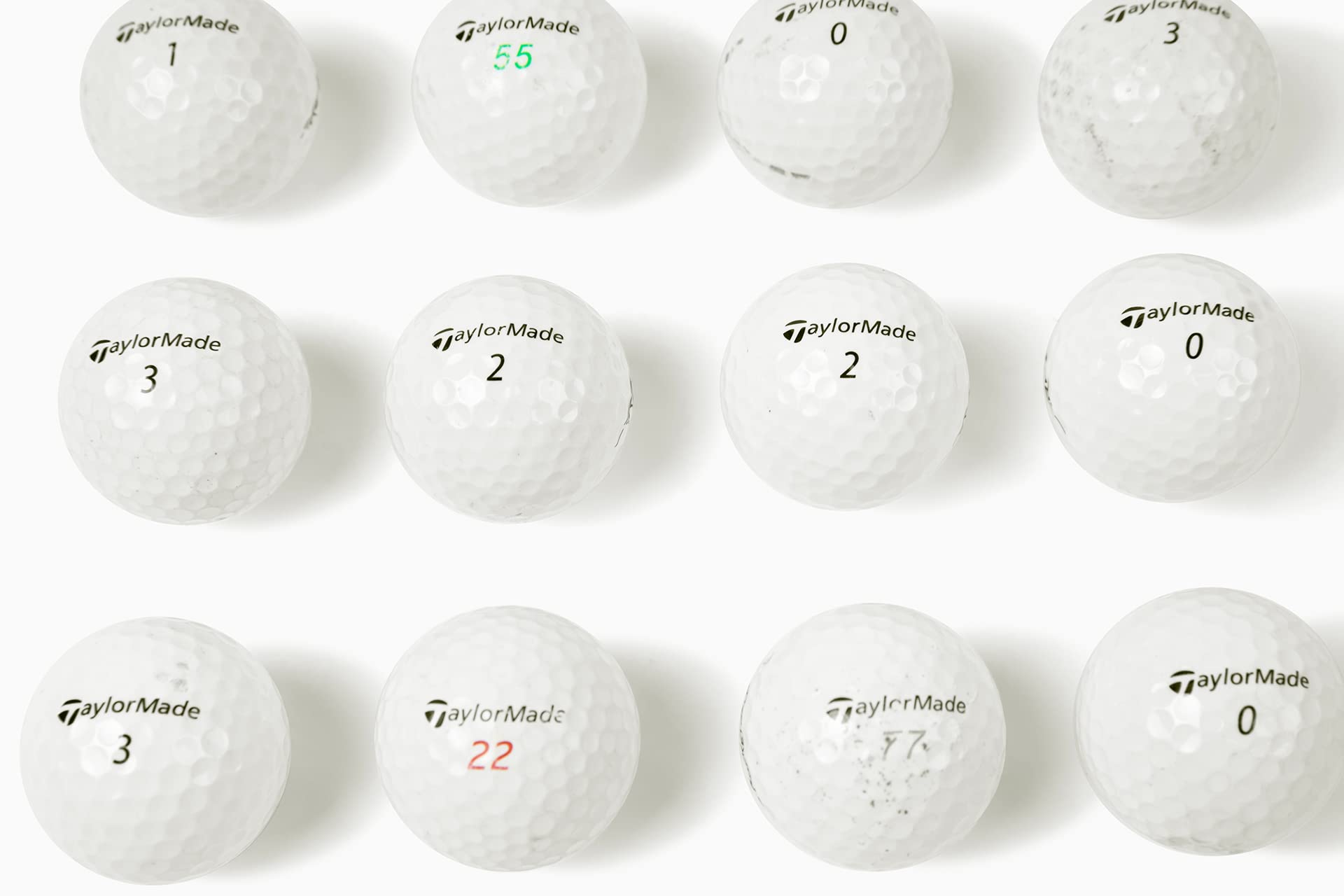Premium Recycled & Used TaylorMade RocketBallz Golf Balls - High-Quality RBZ Golf Balls with Free Mesh Storage Bag | Perfect for Driving Range Practice, Course Play & Golf Training