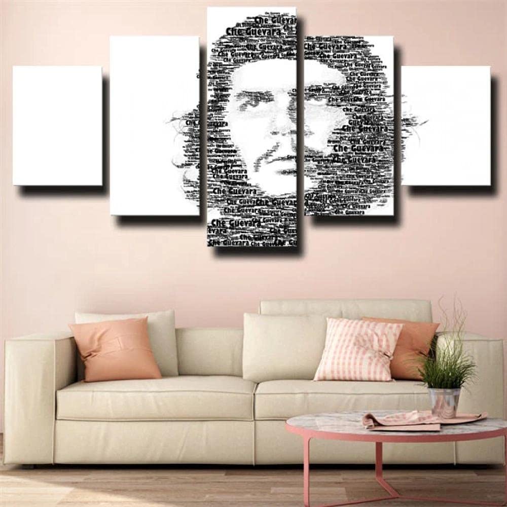 Che Guevara Canvas Wall Art - Framed Soldier Painting for Living Room, Bedroom, Bathroom & Kitchen Decor - Ready to Hang Wall Decor for Home & Office