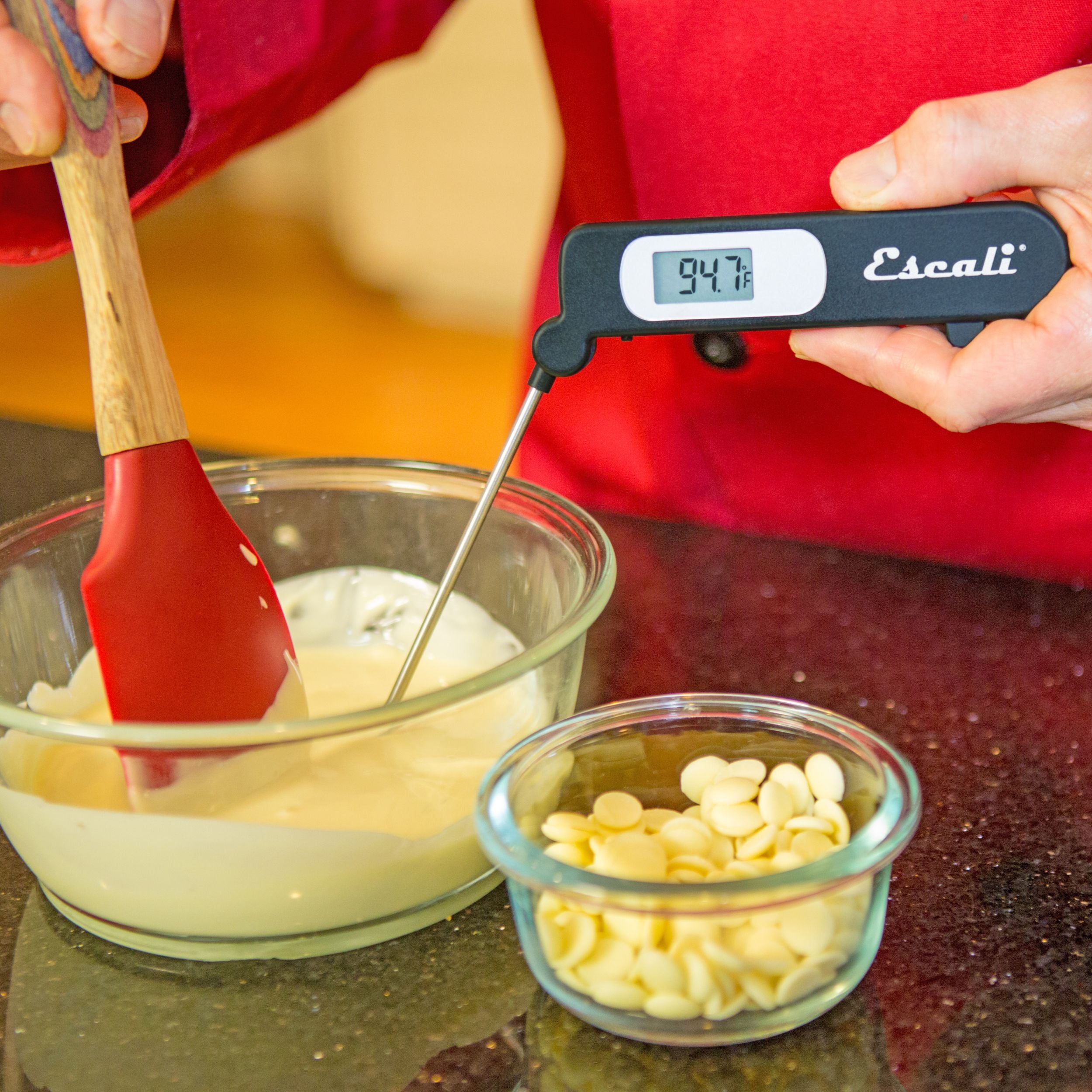 Portable Folding Digital Thermometer for Adults & Kids - Fast Accurate Oral Underarm Rectal Temperature Reading - Home, Travel, Medical Use