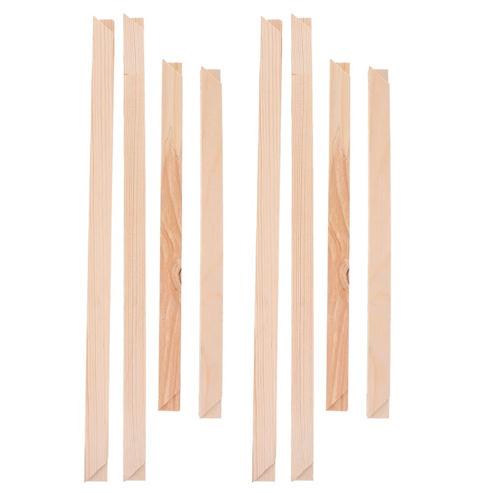 Wakauto 2 Sets DIY Wood Canvas Frame Kit - Stretcher Bars for Oil Painting, Wall Art & Poster Frames - Perfect for Home Decor, Gallery Display & Artist Studios