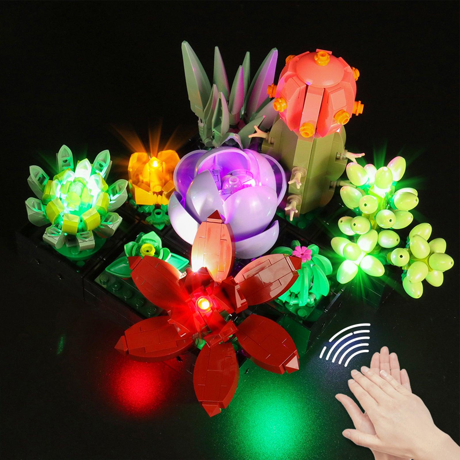 LEGO Ideas Succulents 10309 Light Kit - LED Lighting Set for LEGO Plant Decor Building Kit | Perfect for Home Office Desk Decor & Gift for LEGO Lovers