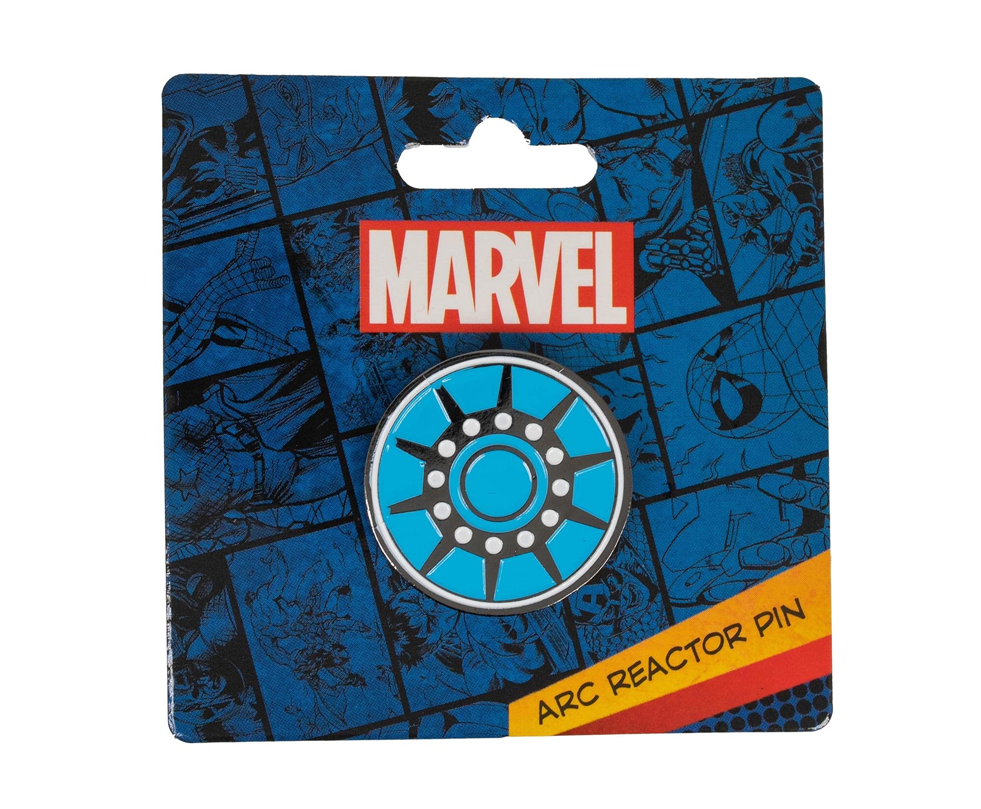 Iron Man Arc Reactor Enamel Collector Pin - Marvel Avengers Superhero Collectible Badge - Perfect for Cosplay, Conventions & Marvel Fans Gift