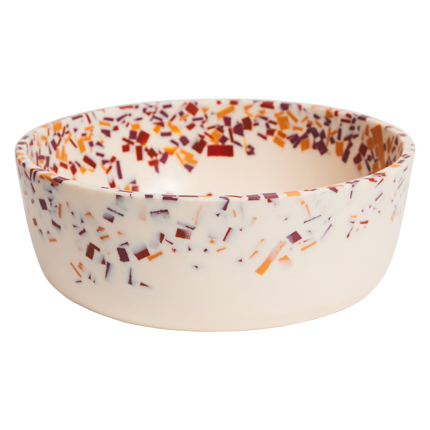 Mazzinni Bowl - Elegant Nougat Terrazzo Design Serving Bowl | Perfect for Salads, Snacks & Home Decor | Durable & Stylish Kitchenware