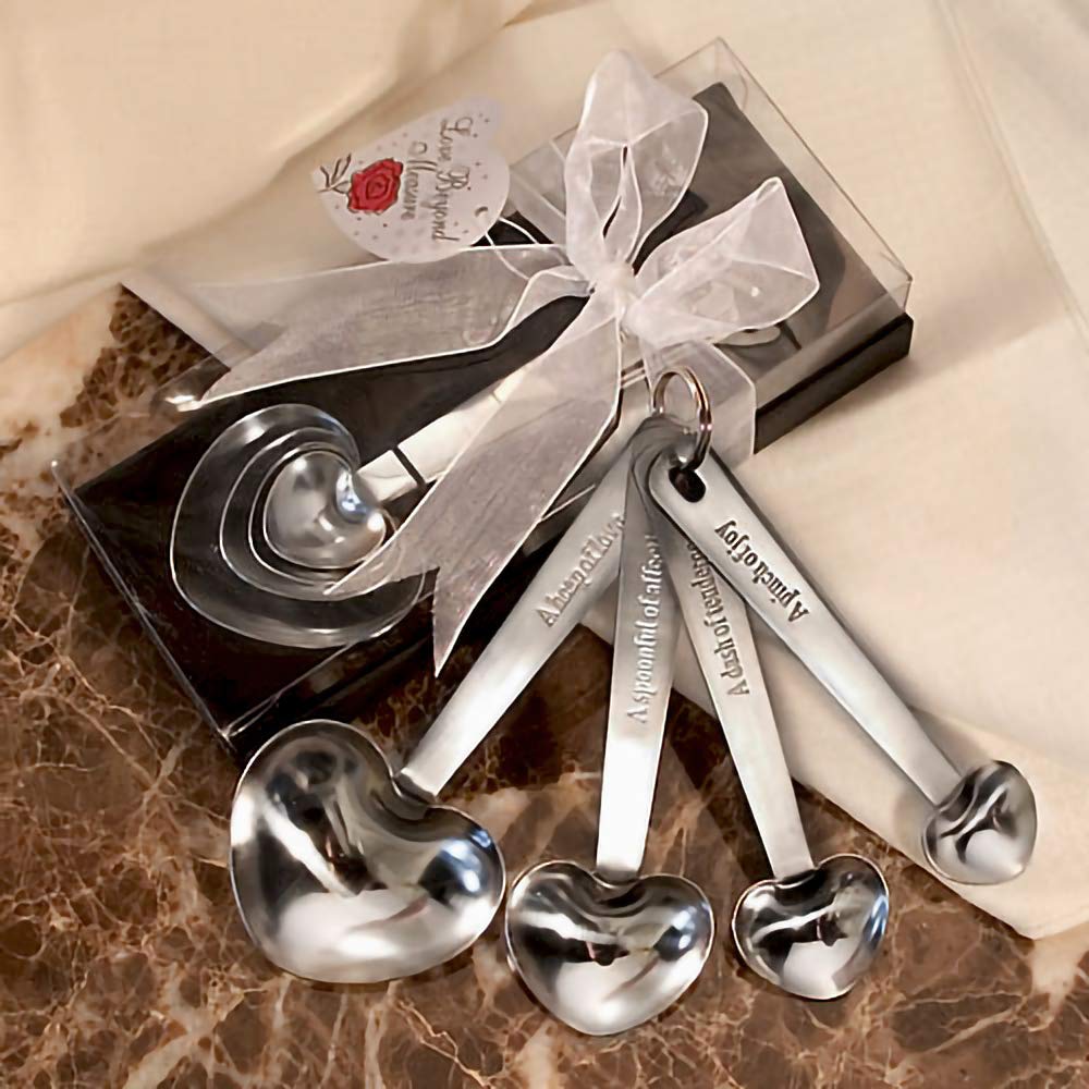 Premium Stainless Steel Measuring Spoons Set - 6-Piece Kitchen Measuring Tools with Leveler in Elegant Gift Box | Perfect for Baking, Cooking & Coffee Measuring