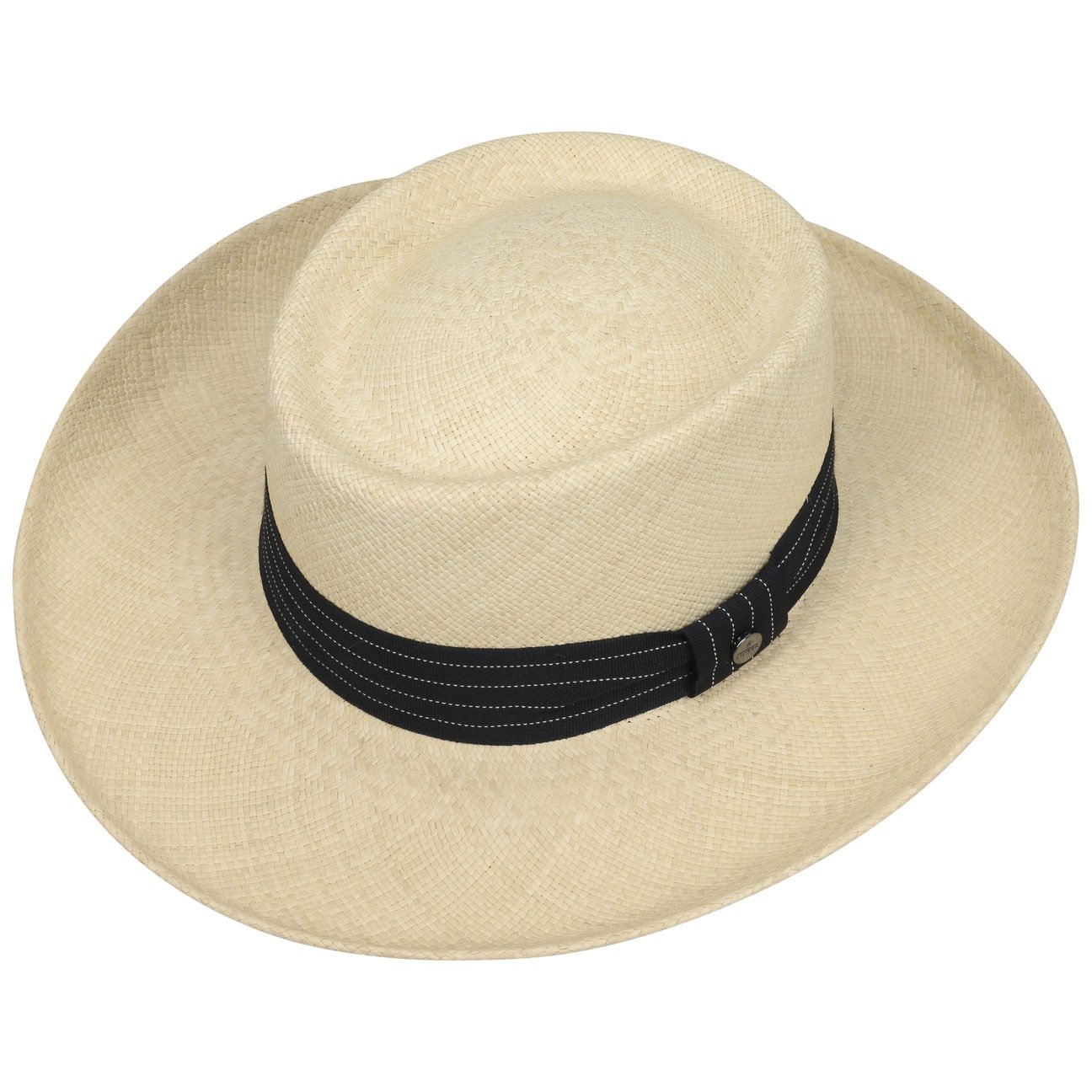 Lierys Gambler Panama Hat for Men & Women - Breathable Straw Fedora Hat for Summer, Beach, Travel & Outdoor Activities