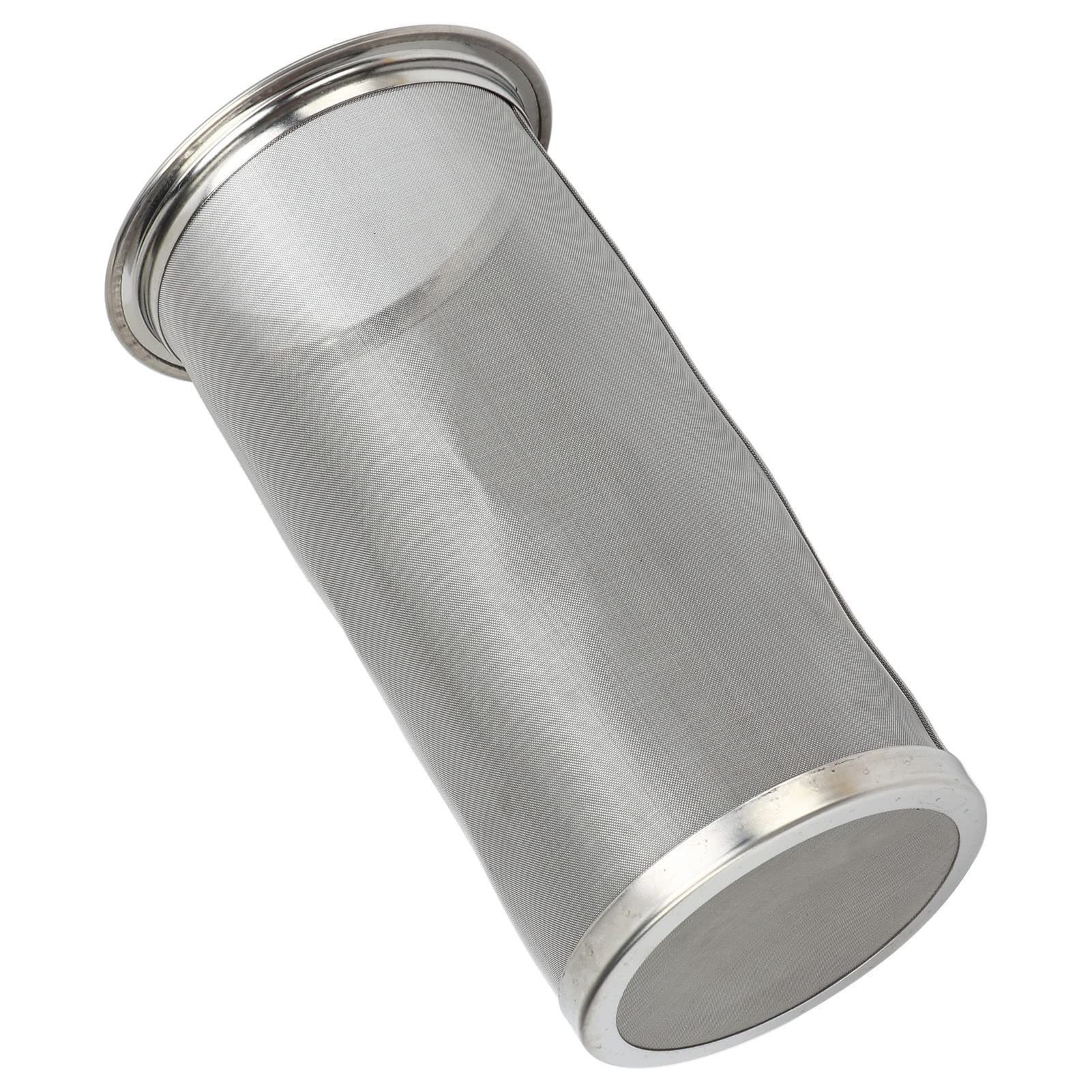Premium Stainless Steel Cold Brew Coffee Filter & Tea Infuser - Fine Mesh Strainer for Wide Mouth Mason Jars & Iced Tea Makers (8x15cm) - Perfect for Homemade Cold Brew, Iced Tea & Coffee Concentrates