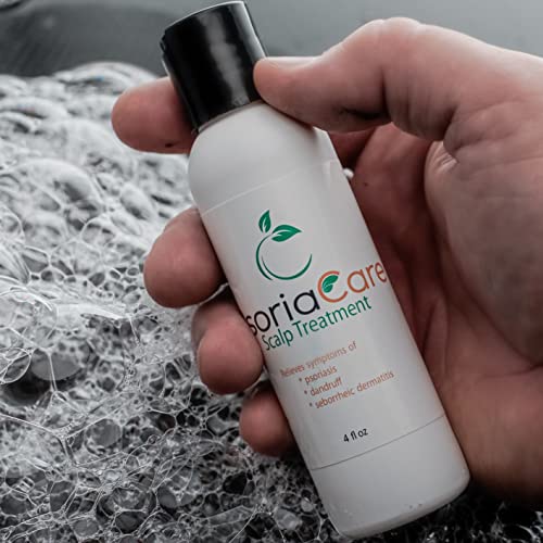 PsoriaCare Psoriasis Scalp Treatment Cream - 4oz for Itchy, Flaky Scalp Relief - Soothes & Moisturizes Dry Scalp for Men & Women - Ideal for Daily Scalp Care & Psoriasis Symptom Management