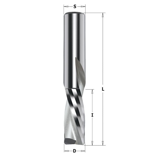 10 Pack CMT 192.008.11 X10 Solid Carbide Downcut Spiral Router Bits - Perfect for Woodworking, CNC Routing & Precision Cutting in Hardwoods & Plywood