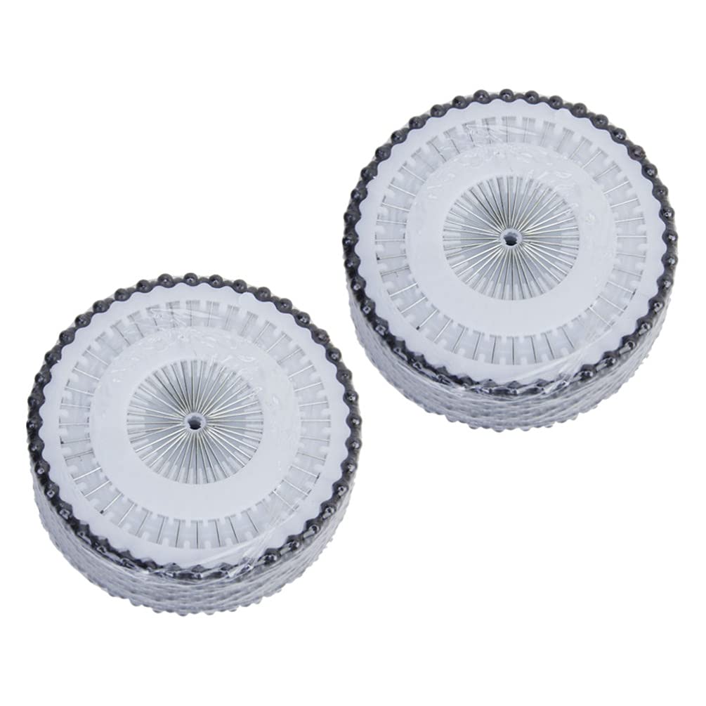 Wakauto 1440Pcs Pearl Head Dressmaking Pins - Round Manmade Corsage Straight Sewing Pins for DIY Crafts, Fabric Art & Clothes Making - Perfect for Quilting, Tailoring & Upholstery Projects