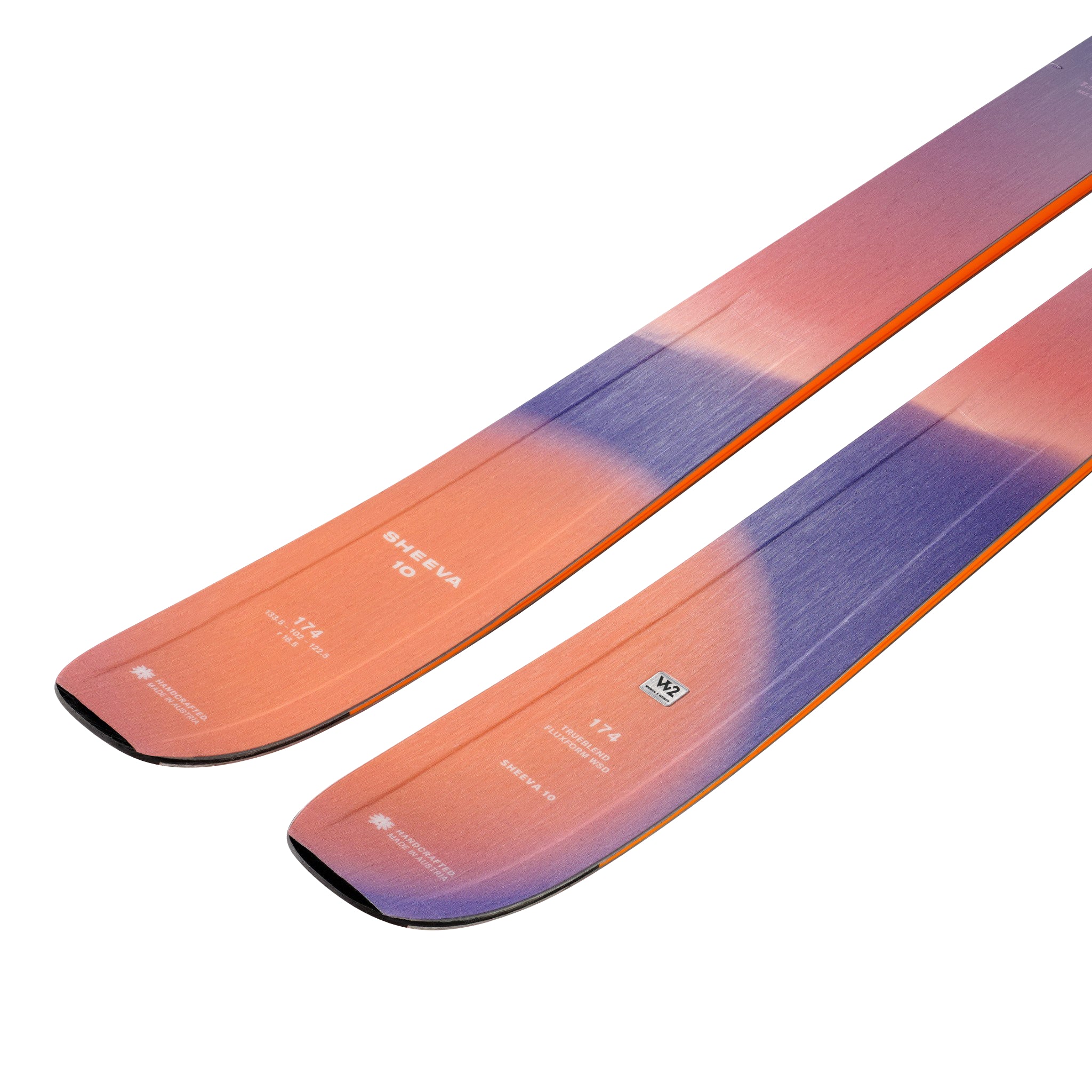 Blizzard Women's Sheeva 10 Skis 2025 - All-Mountain Freeride Skis for Powder & Groomers | Perfect for Backcountry & Resort Skiing Adventures