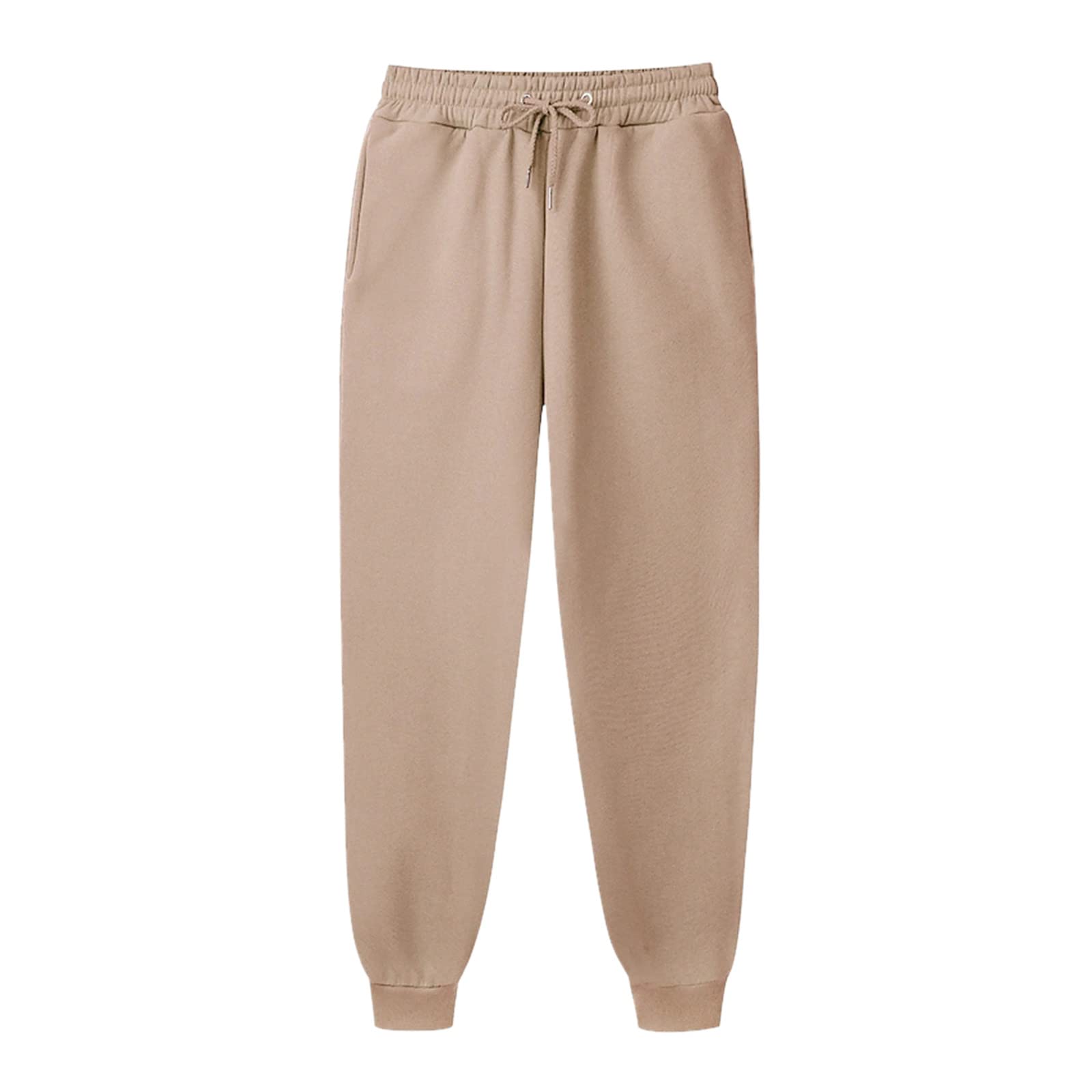 Luooli Women's Stretchy Cargo Pants with Pockets - High Waist Workout Trousers for Fall Winter 2023 - Comfortable Sweatpants for Running, Yoga & Casual Wear