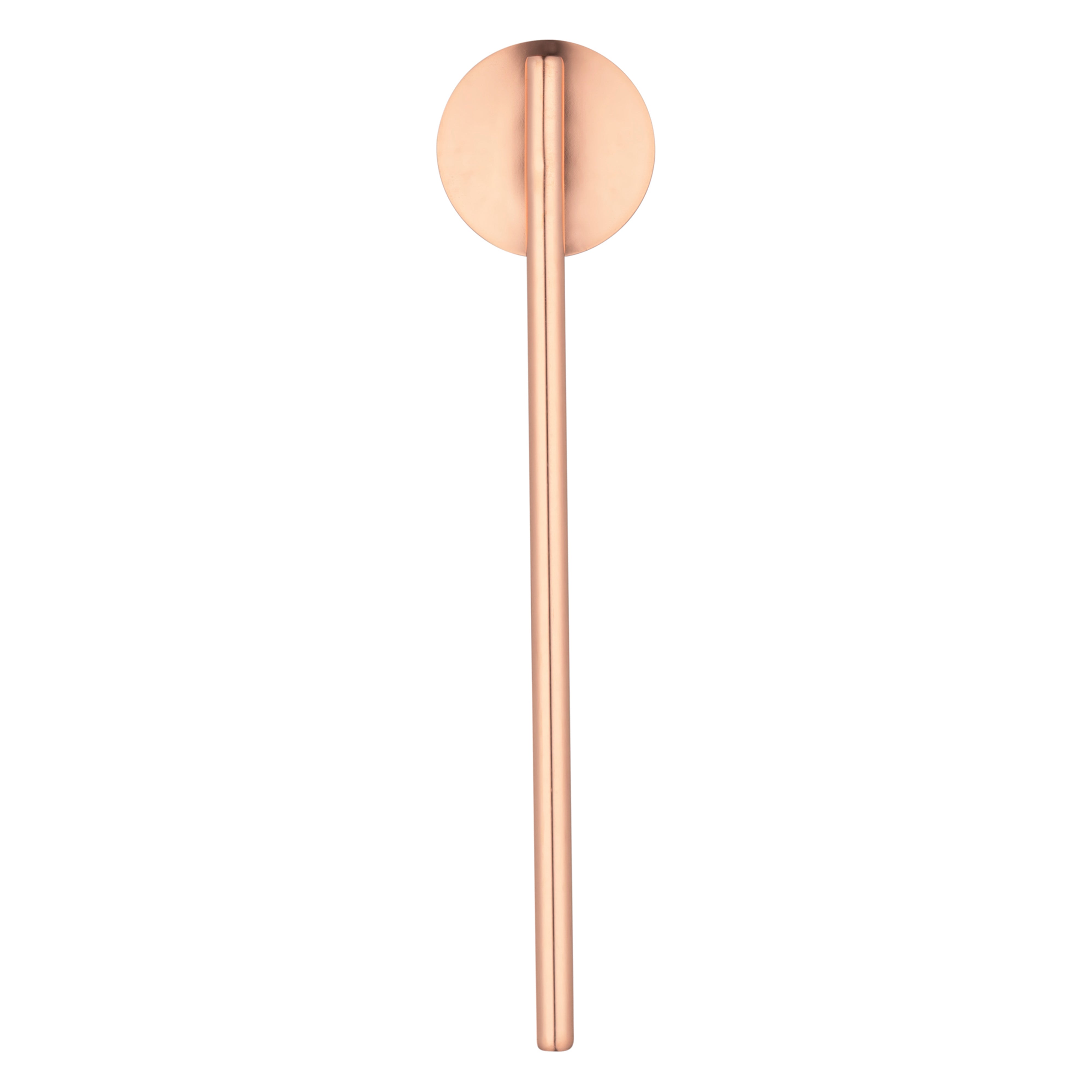 Bar Lux Copper Plated Stainless Steel Julep Spoon Straws - Set of 2 - Perfect for Mint Juleps, Cocktails & Iced Beverages
