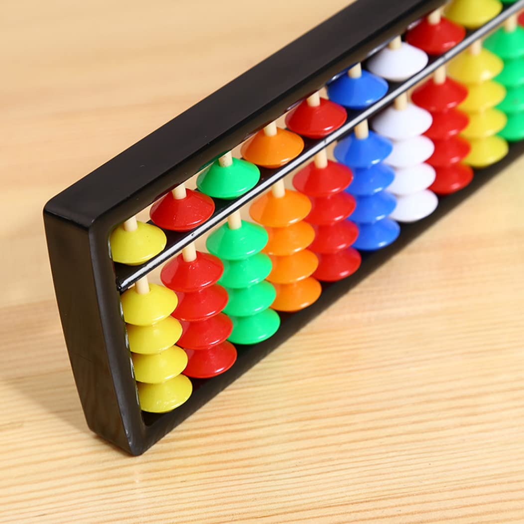 Chinese Abacus Calculator - Plastic Counting Tool for Kids Math Learning | Educational Abacus for Children | Perfect for Homeschooling & Classroom Math Activities