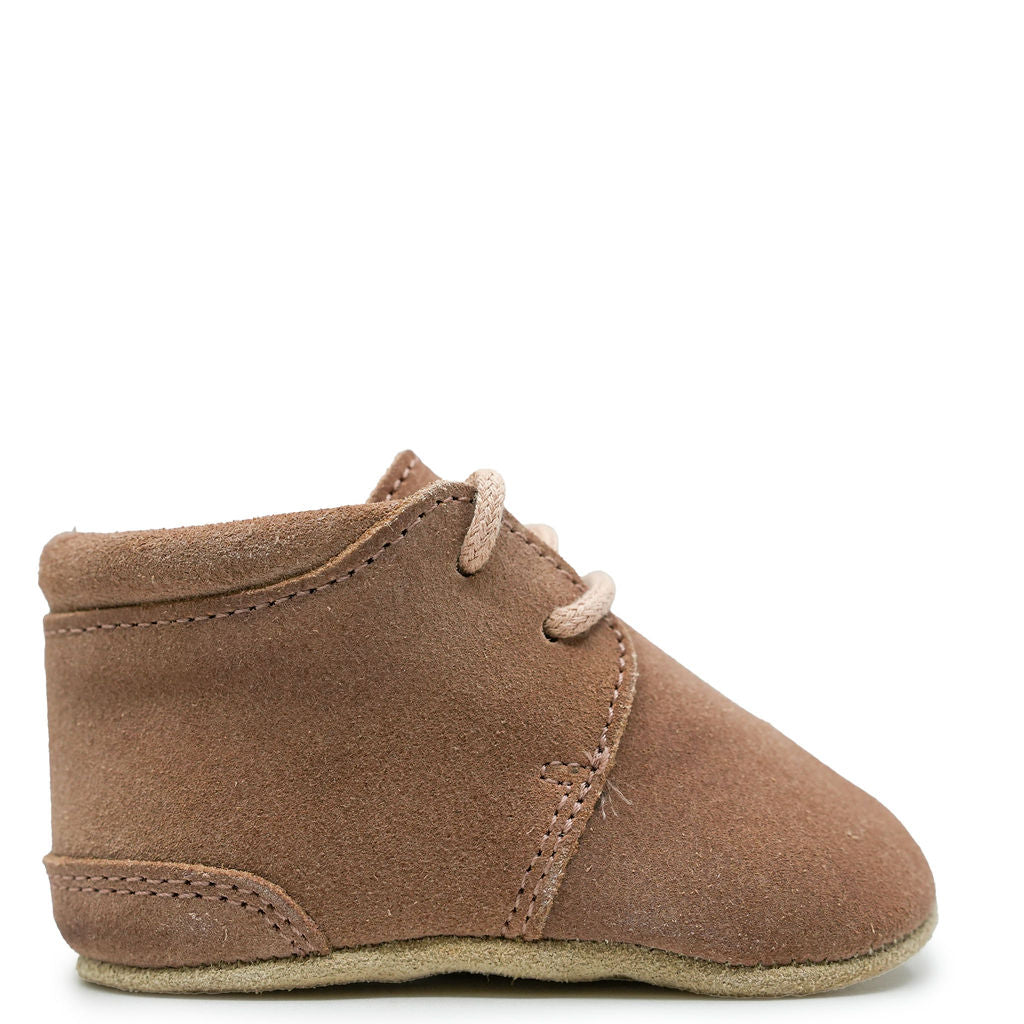 Petit Nord Dusty Rose Softsole Baby Shoes - Comfortable & Stylish First Walkers for Infants & Toddlers - Perfect for Indoor Play, Outdoor Walks & Special Occasions