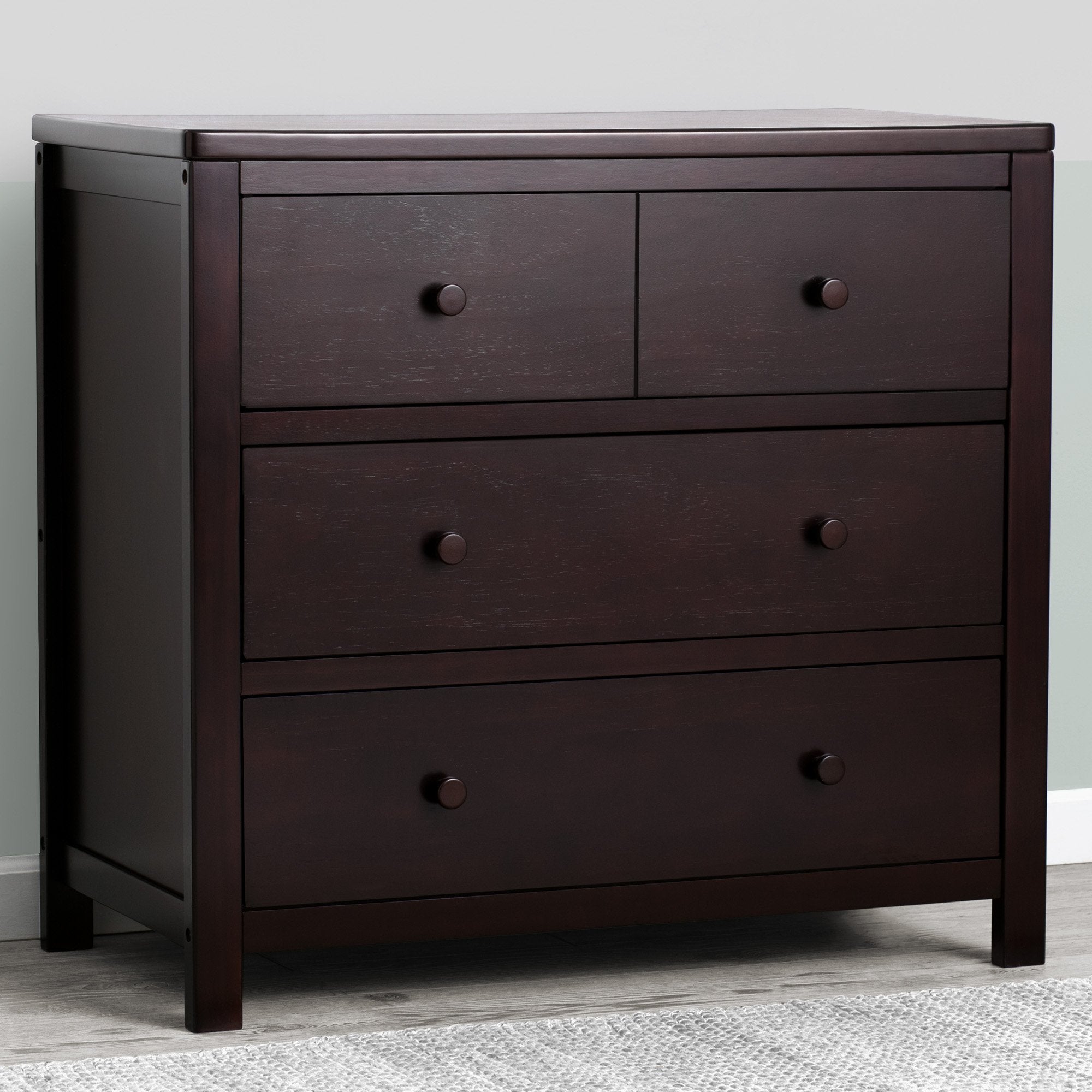 3 Drawer Dresser - Modern Wooden Chest of Drawers for Bedroom, Nursery & Closet Storage | Perfect for Organizing Clothes, Accessories & More