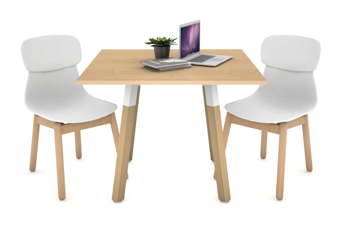 Solid Wood Square Coffee Table with Quadro Legs - 31.5