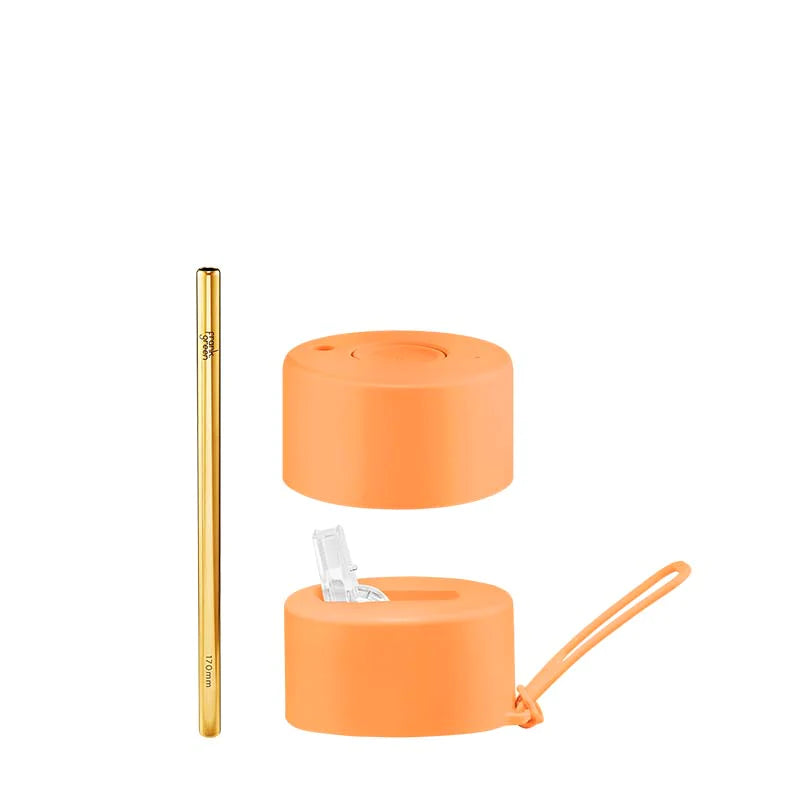 Frank Green Duo Lid Pack - Reusable Stainless Steel Coffee Cup with Leak-Proof Lid - Perfect for Travel, Office & Outdoor Adventures