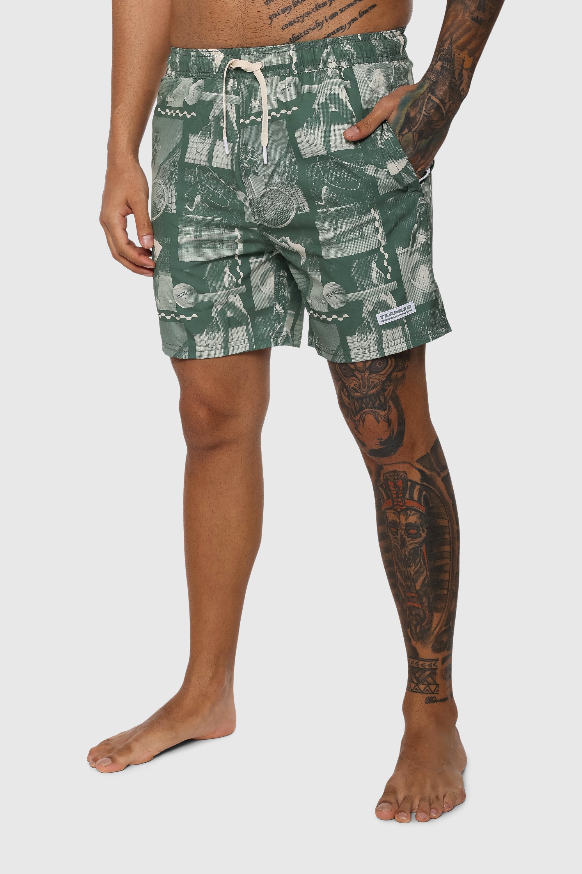 Classic Black Swim Shorts for Men - Comfortable & Quick-Dry Swimwear for Beach, Pool & Water Sports