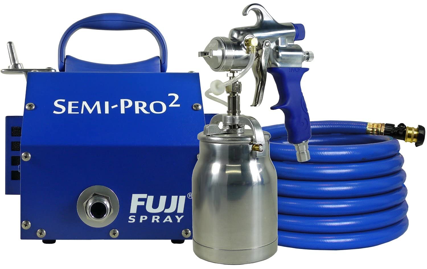 Fuji Spray Semi-PRO 2 HVLP Spray System with 4-Piece Accessory Kit - Professional Paint Sprayer for Woodworking, Cabinets & Automotive Projects - Perfect for DIY Home Improvement and Furniture Refinishing