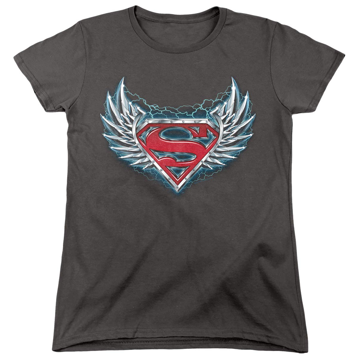 Superman Steel Wings Logo Women's T-Shirt - Stylish Graphic Tee for Superhero Fans | Perfect for Cosplay, Casual Wear & Gifts