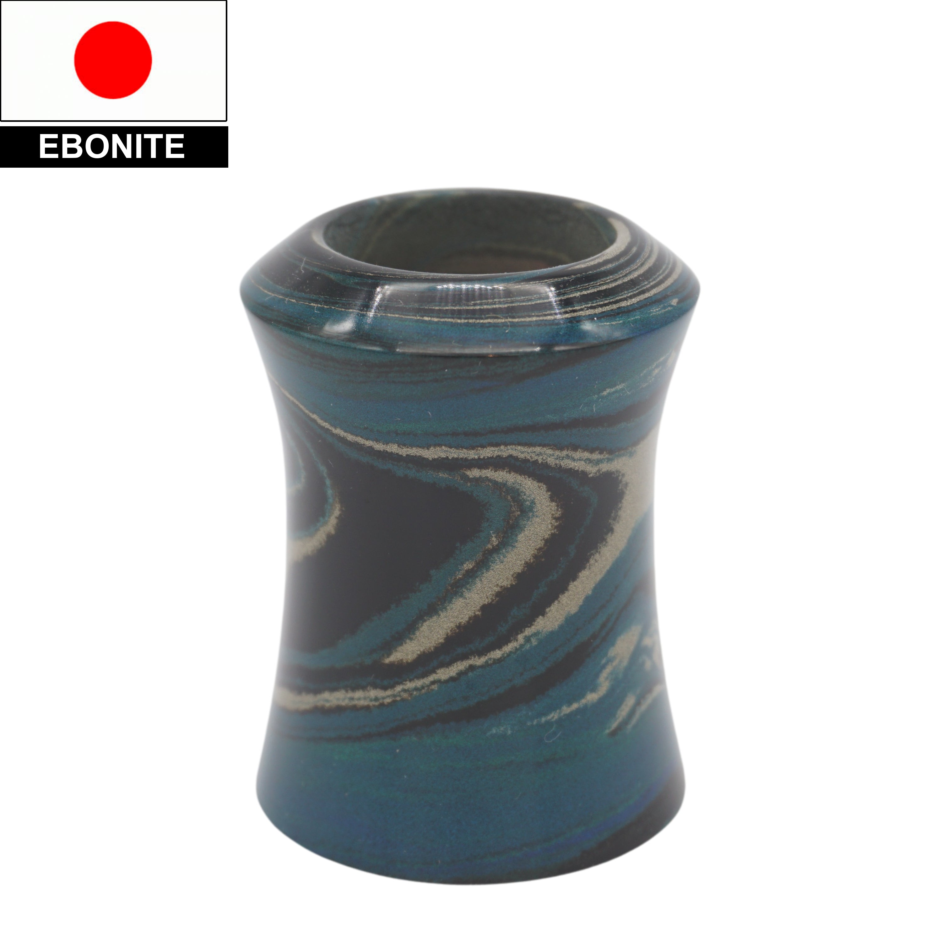 Premium Handcrafted Ebonite Shaving Brush Handle for 24mm & 26mm Knots - Perfect for Wet Shaving, Grooming Kits & Luxury Bathroom Essentials