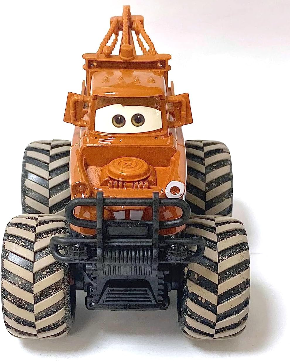Disney Pixar Cars 3 Diecast Toy Vehicles 1:55 Scale with Giant Wheels - Big Tire Mater, Lightning McQueen - Oversized Kids Toy Cars for Play & Collection