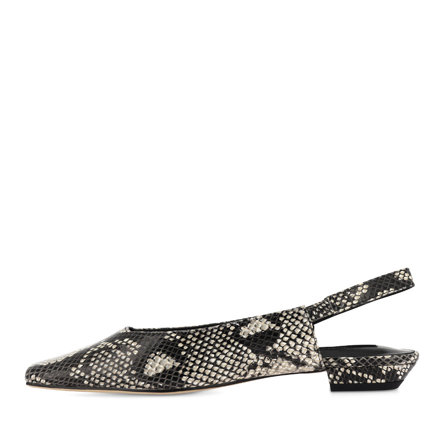 AKITA ECRU SNAKE Print Handbag - Fashionable Women's Shoulder Bag for Work, Travel & Evening Out