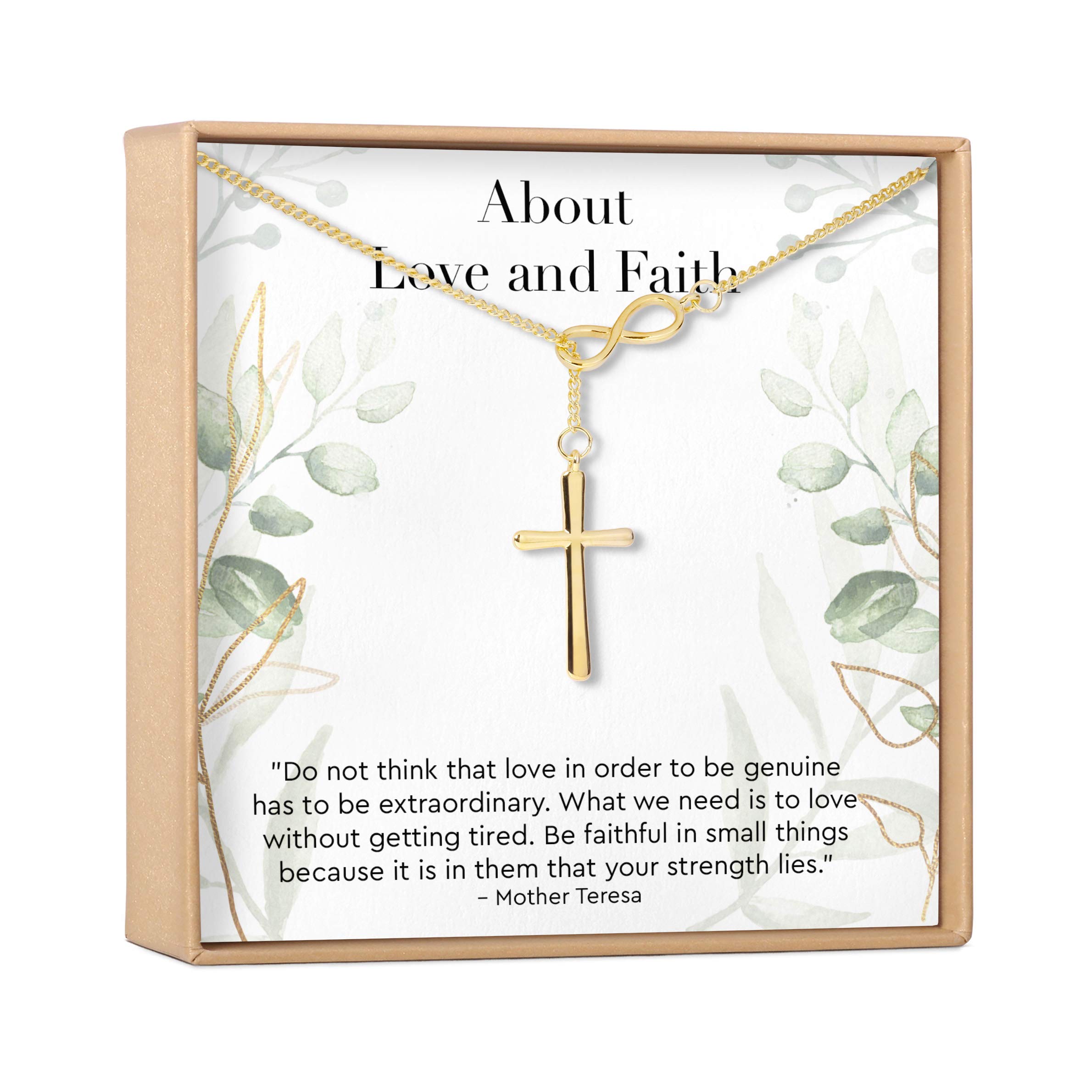 Infinity Cross Necklace for Women - Sterling Silver Heart Pendant with Gift Box | Perfect Birthday, Christmas, Anniversary, Valentine's Day Jewelry Gift | Faith-Based Gift for Her, Mom, Wife, Girlfriend | Wear Daily, Church, Wedding, Special Occasions