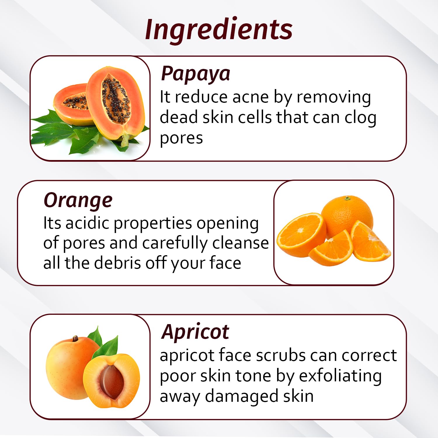 Natural The Essence of Nature Fruit Facial Kit - 50gm | Organic Skincare for Glowing Skin | Perfect for Daily Cleansing & Spa Nights