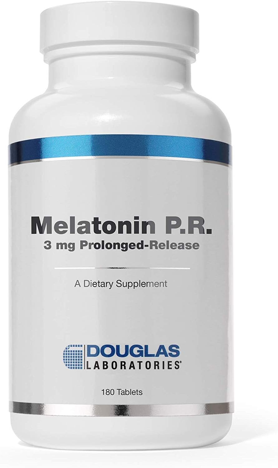 Douglas Labs Melatonin P.R. 180 Count - Fast-Acting Sleep Aid Supplement for Adults, Supports Restful Sleep & Relaxation - Perfect for Jet Lag, Shift Work & Nighttime Rest