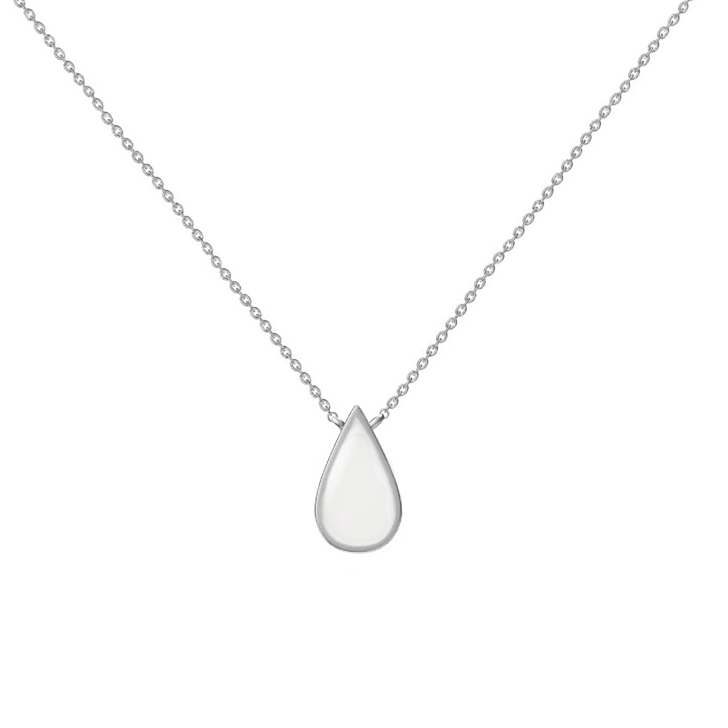 Serenity Droplet Breast Milk Jewelry - Handmade Keepsake Necklace for Moms | Perfect for Mother's Day Gifts, Baby Shower Presents & Memorial Jewelry