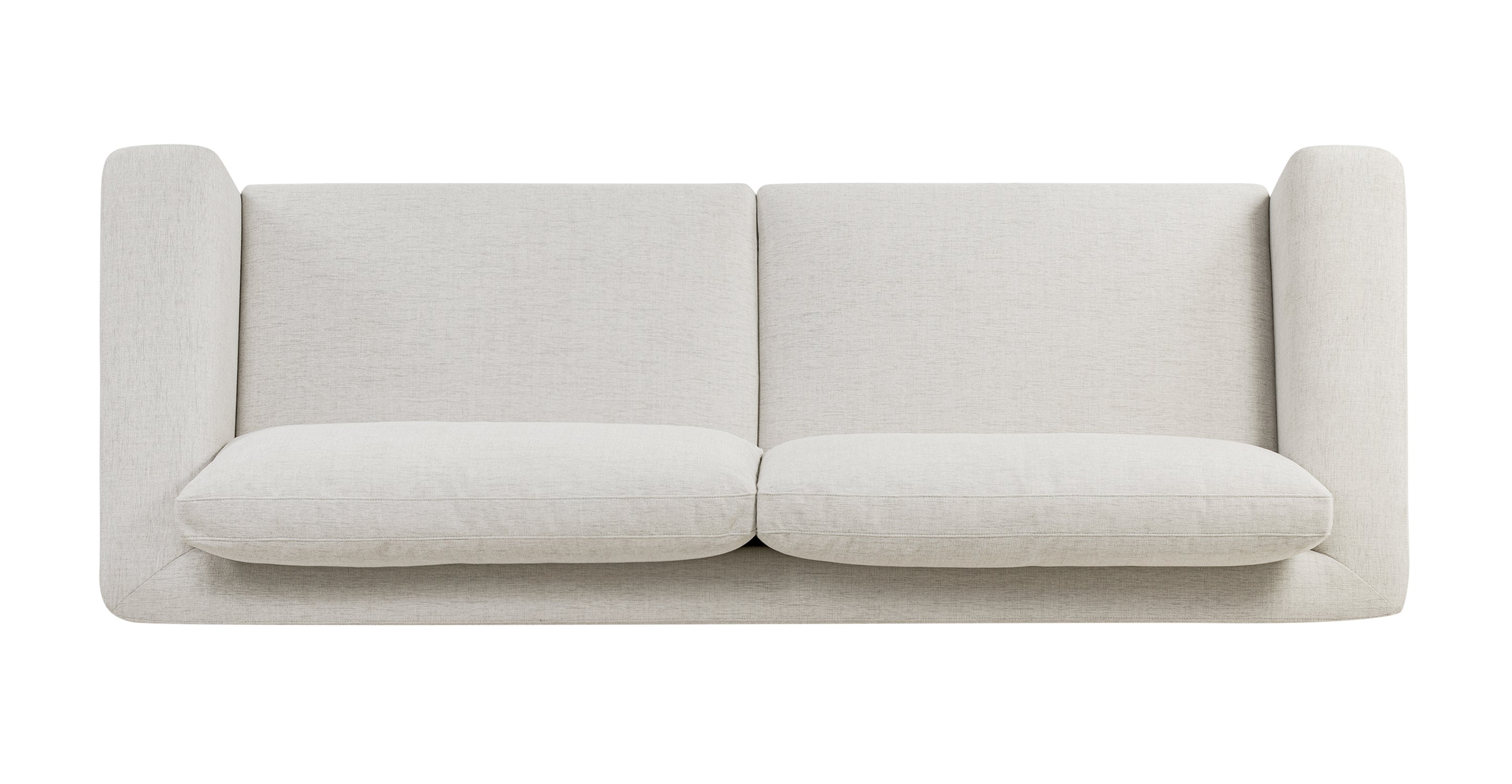 Kano 97 Sofa - Modern 3-Seater Couch for Living Room, Lounge & Office - Comfortable Fabric Sectional Sofa with Sturdy Frame