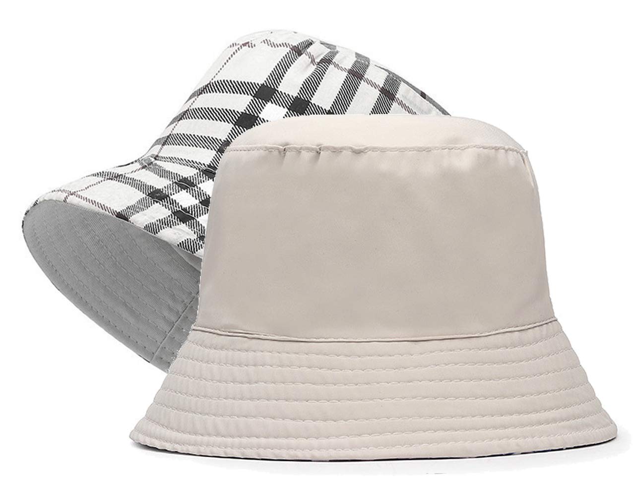 Women's Reversible Camouflage Bucket Sun Hat - UPF 50+ UV Protection, Wide Brim for Outdoor, Beach, Hiking & Travel