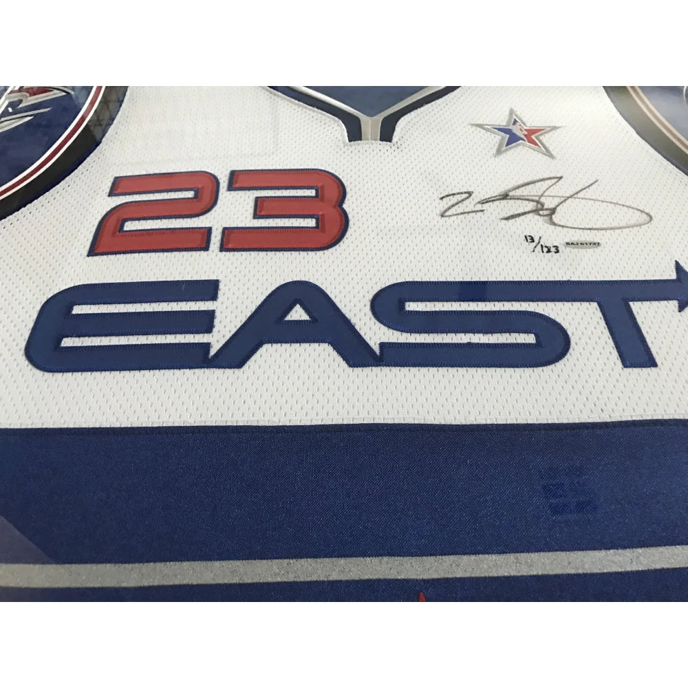 LeBron James Signed 2006 NBA All-Star Game Framed Jersey with UDA COA #D/123 - Cleveland Cavaliers Autographed Memorabilia - Perfect for Sports Collectors & Man Cave Decor