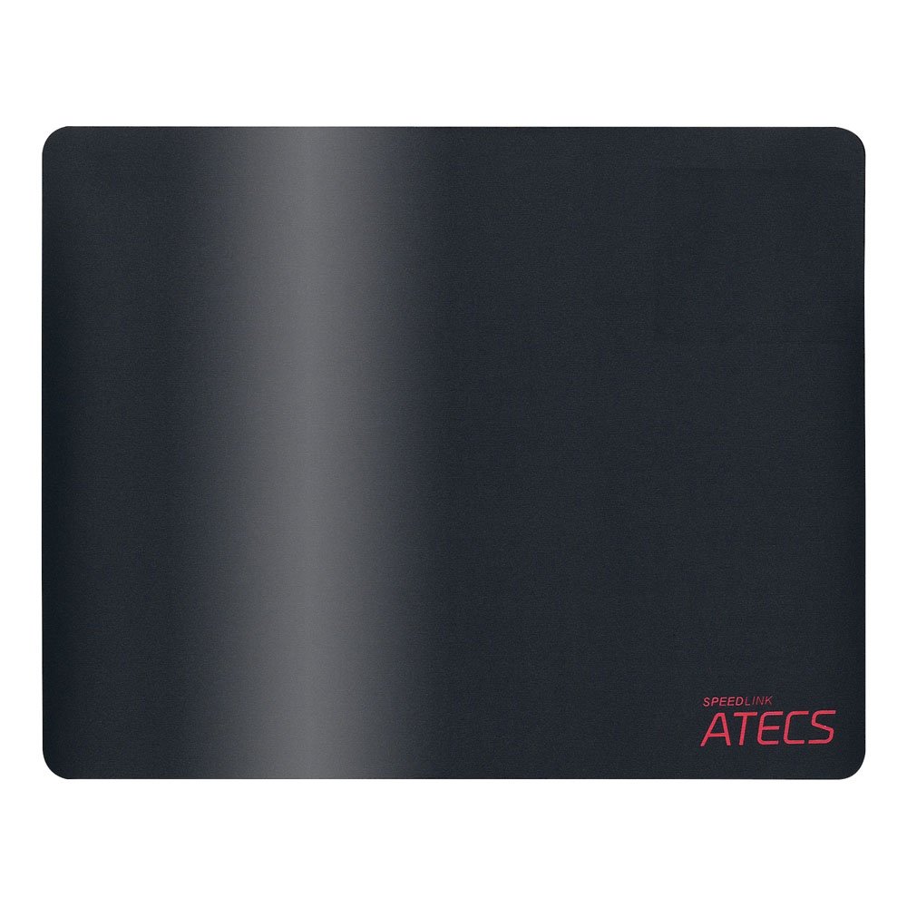 ATECS Soft Gaming Mousepad - Medium Size, Black - Perfect for PC, Laptop & Office Use