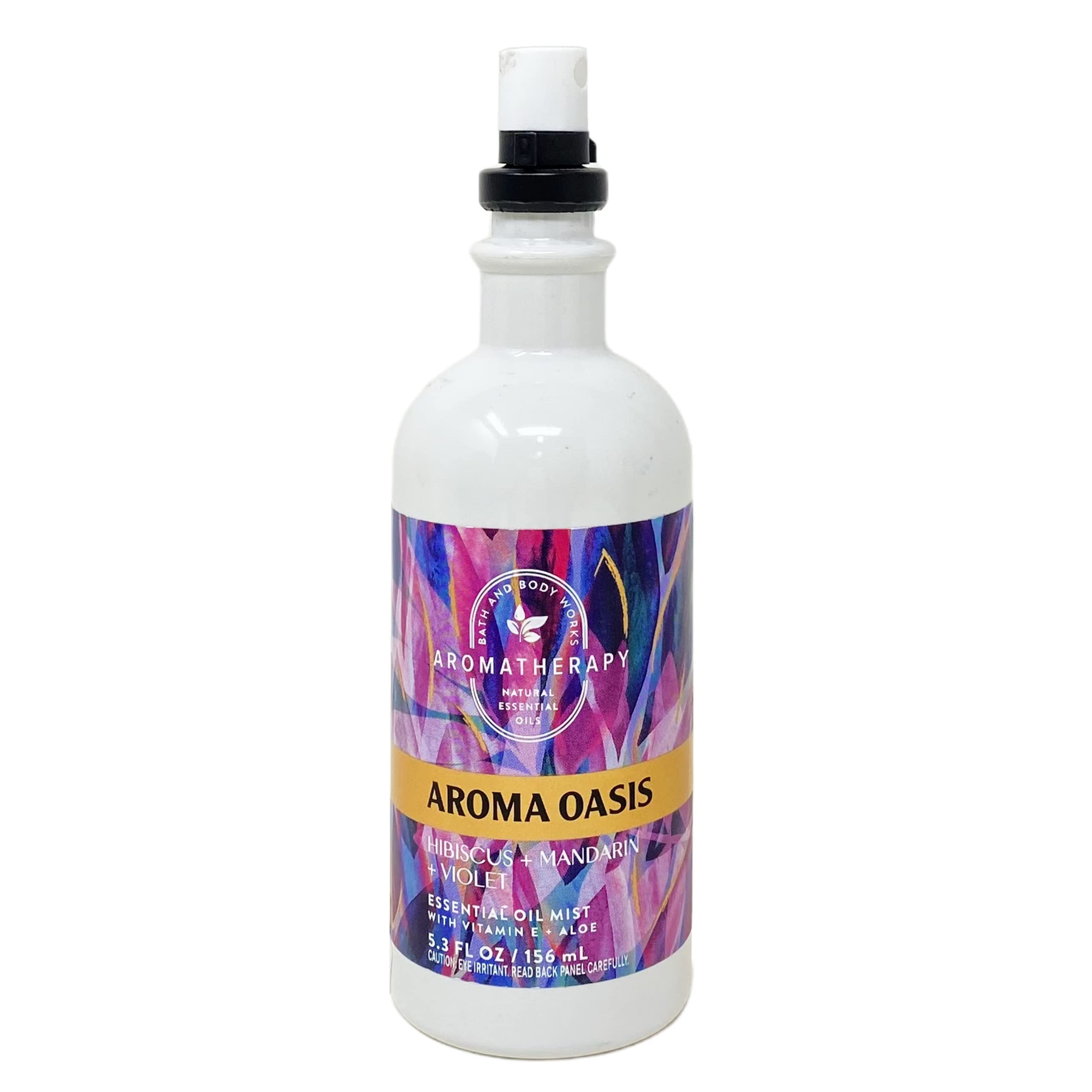 Bath & Body Works Hibiscus Mandarin Violet Body Lotion & Essential Oil Mist Set with Lavender Dream Bar Soap - Full Size Moisturizing Skincare Gift Set for Women, Spa & Relaxation at Home